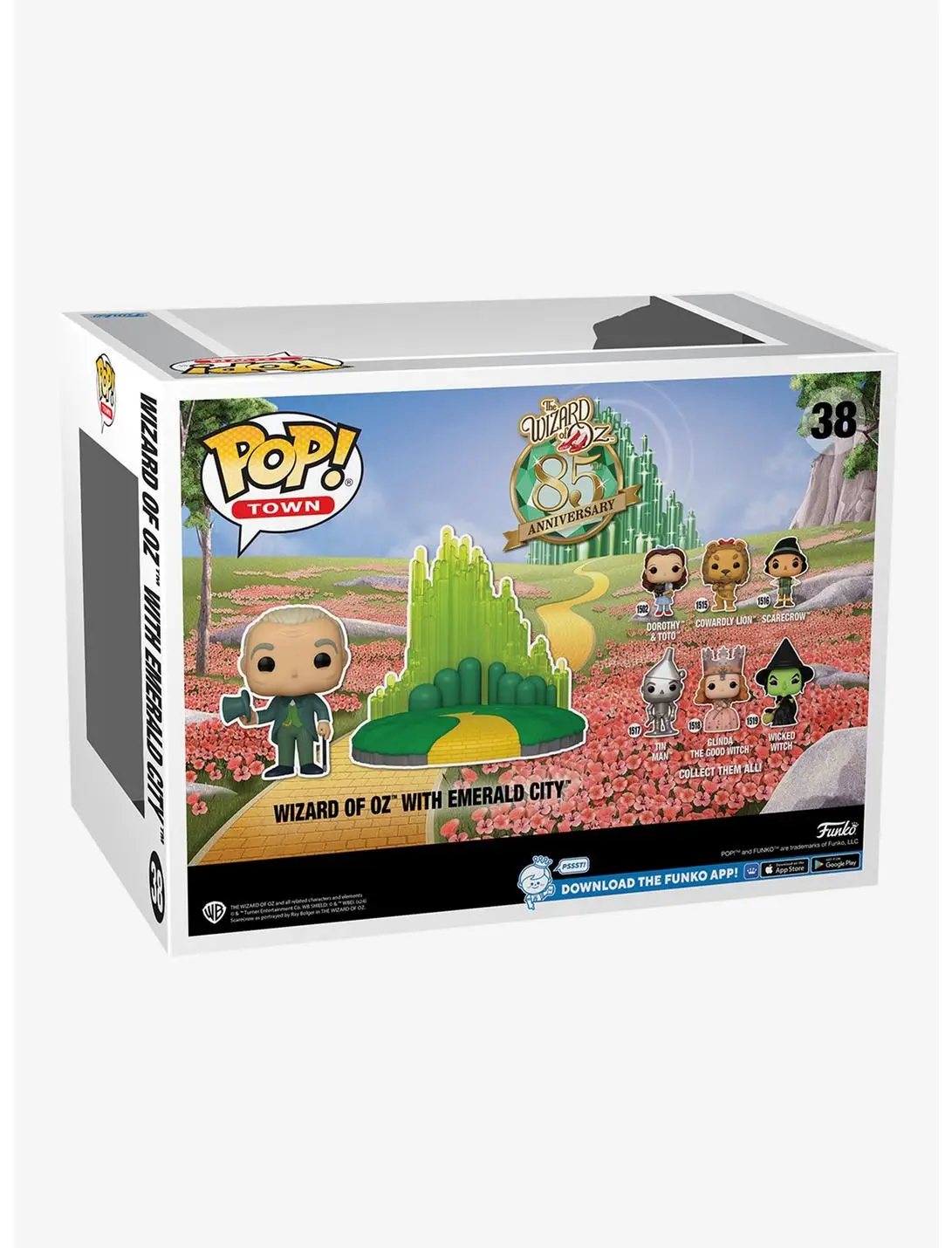 Funko Pop! Town The Wizard of Oz 85th Anniversary Wizard of Oz with Emerald City Vinyl Figure Set