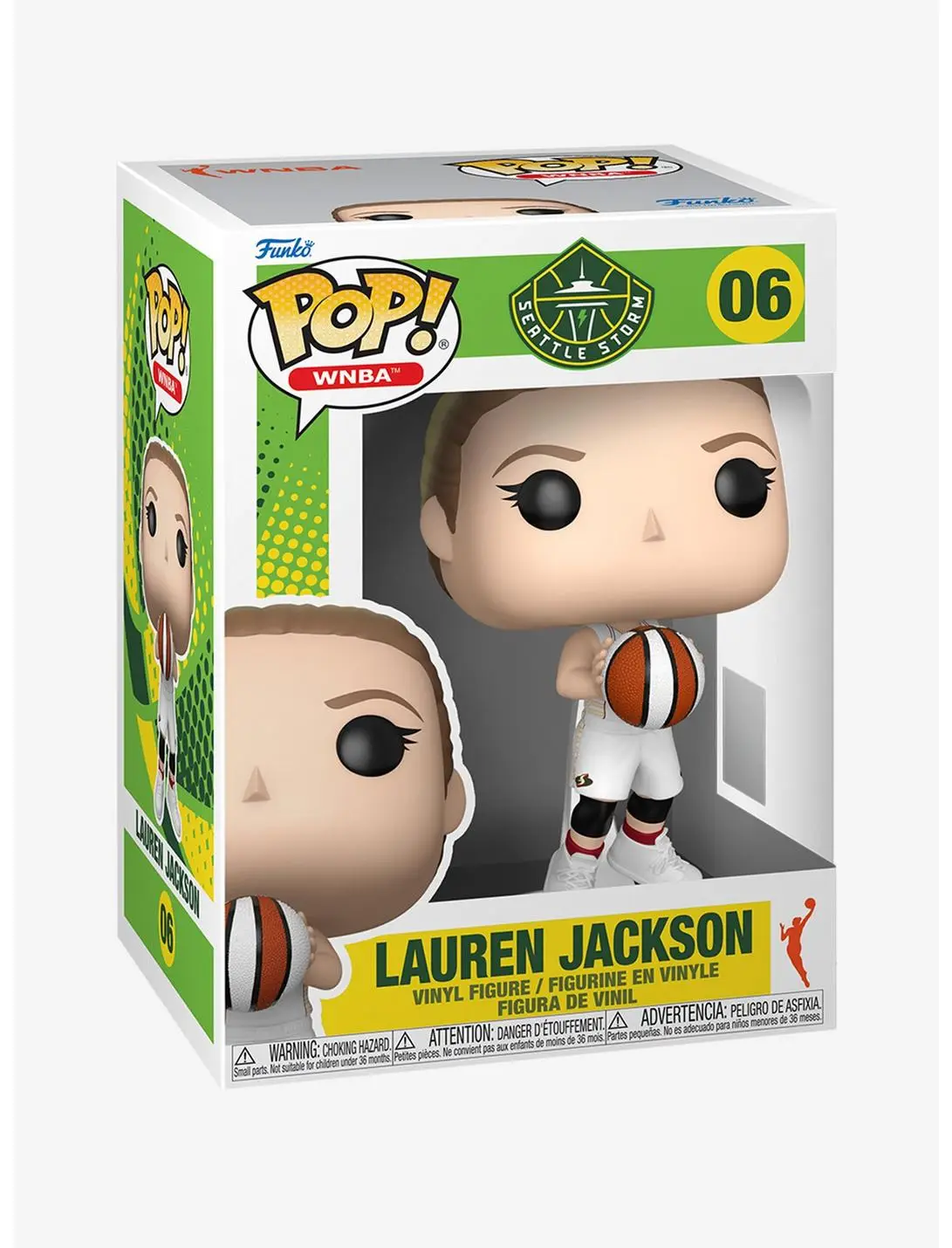 Funko Pop! WNBA Seattle Storm Lauren Jackson Vinyl Figure