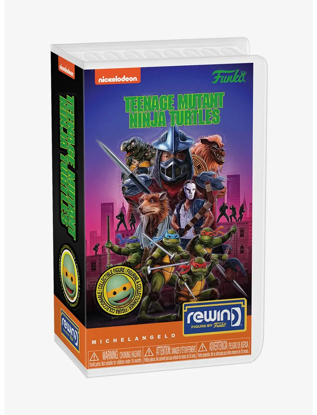 Funko Rewind Teenage Mutant Ninja Turtles Michelangelo Vinyl Figure