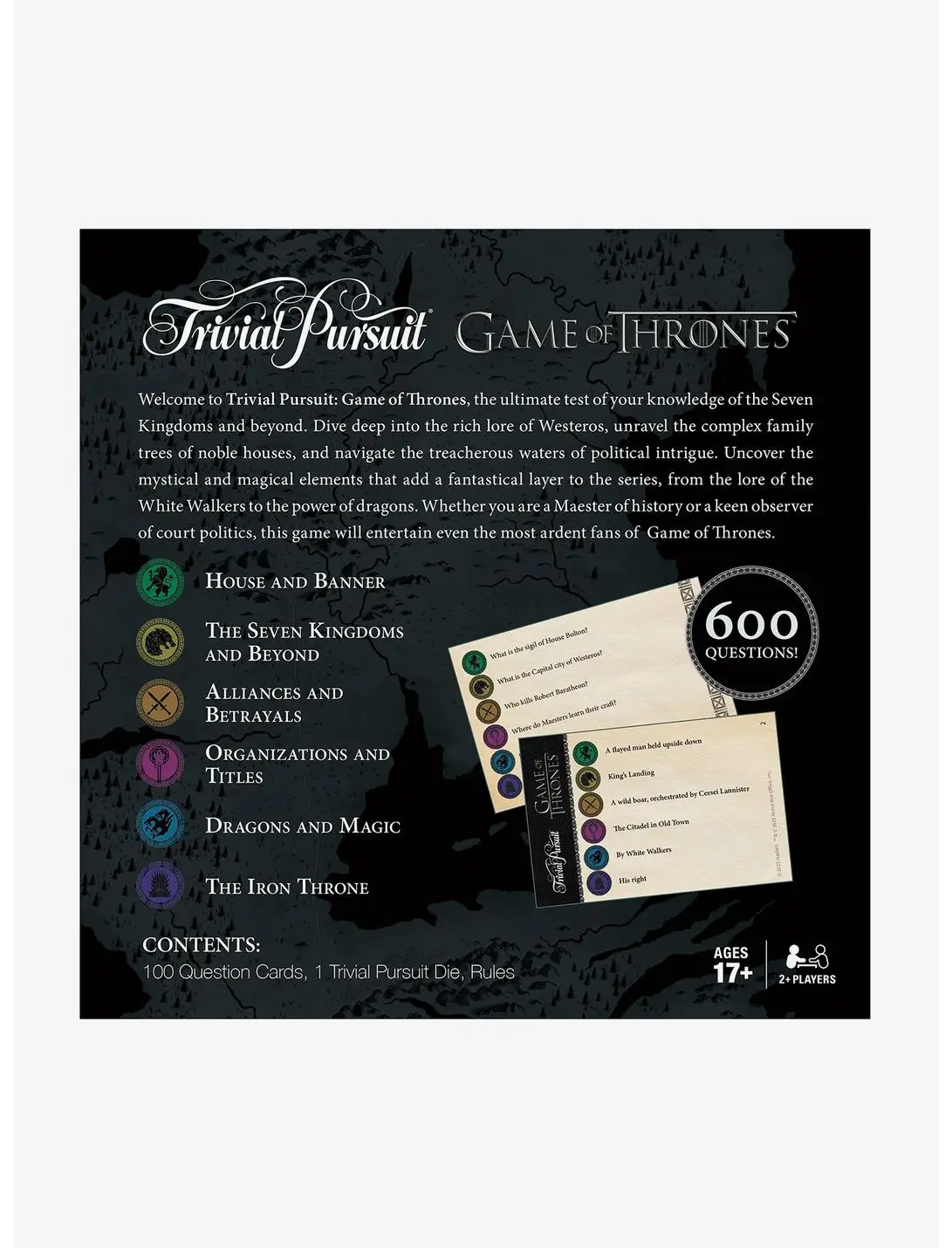 Game of Thrones Trivial Pursuit
