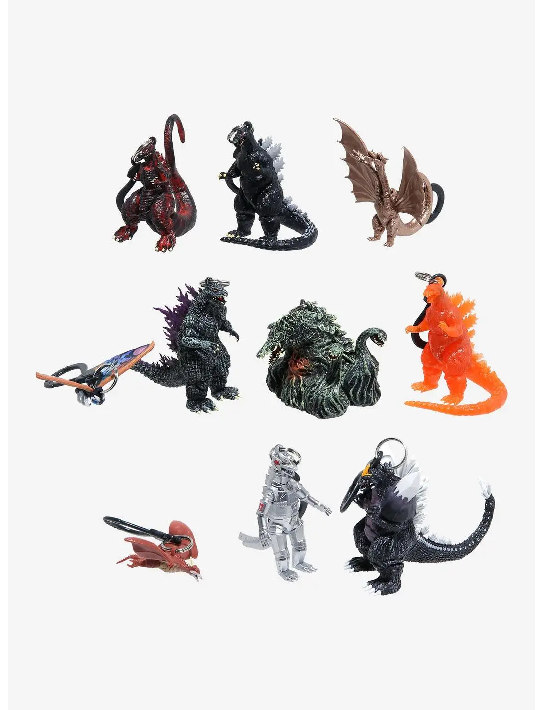 Godzilla Characters Blind Bag Figural Keychains