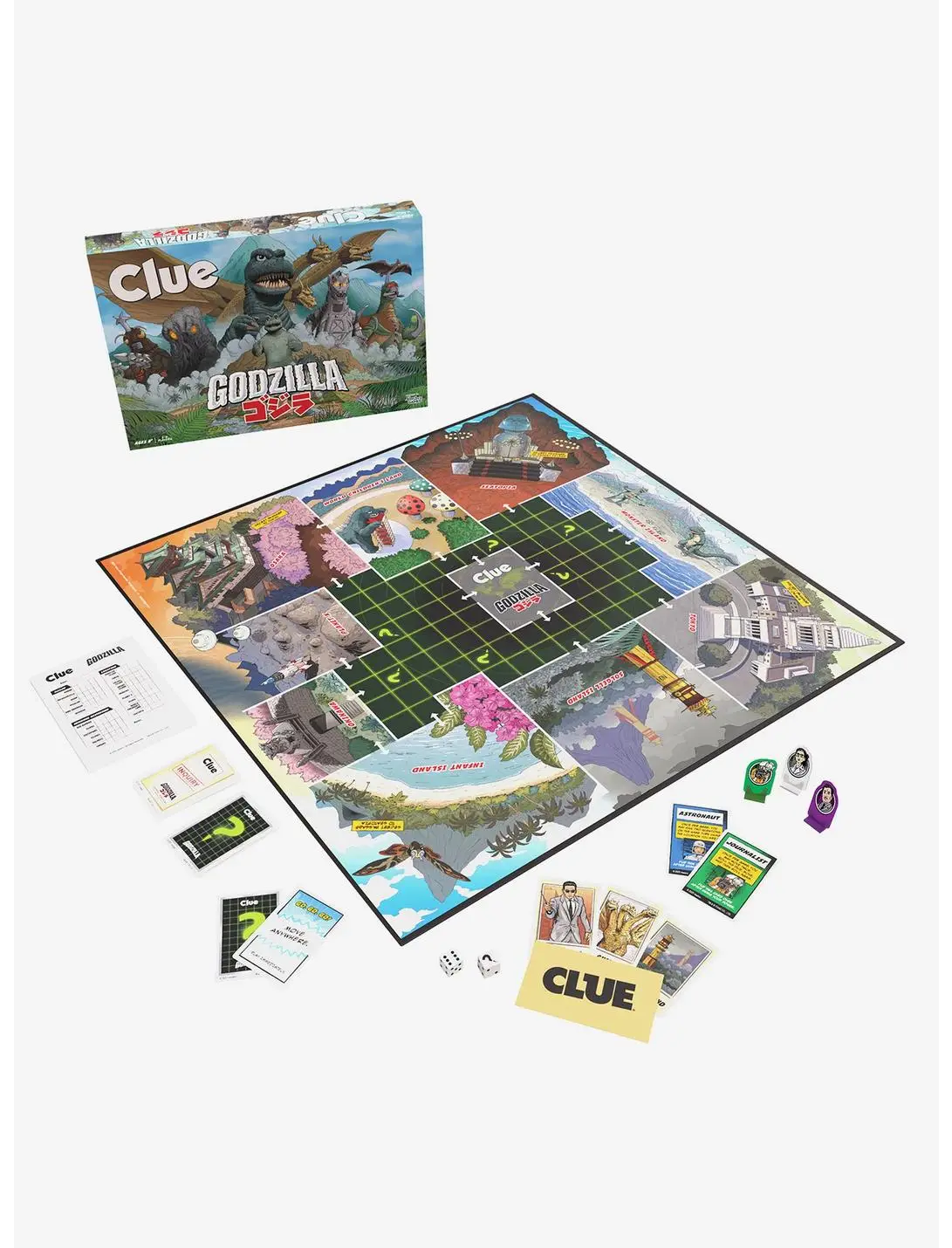 Godzilla Clue Board Game