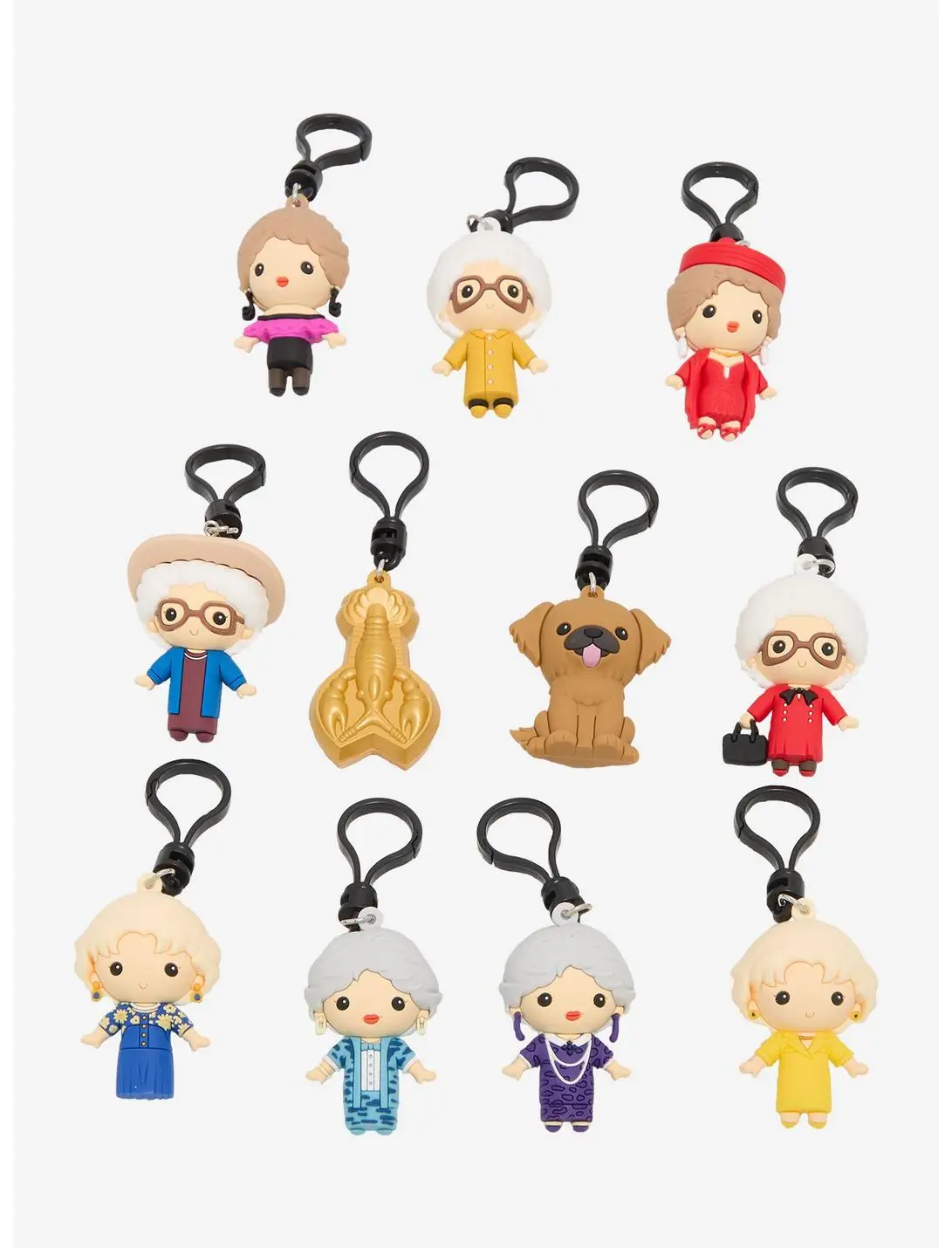 Golden Girls Characters Blind Bag Figural Bag Clip