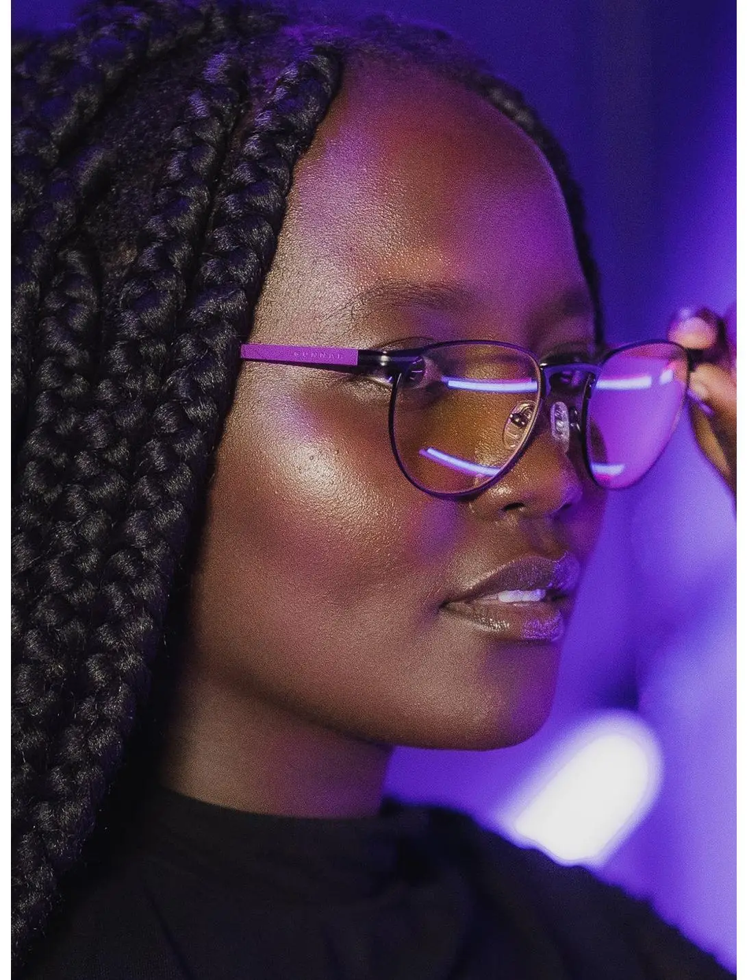 GUNNAR Marvel Black Panther Vibranium Edition Mateo Blue Light Glasses