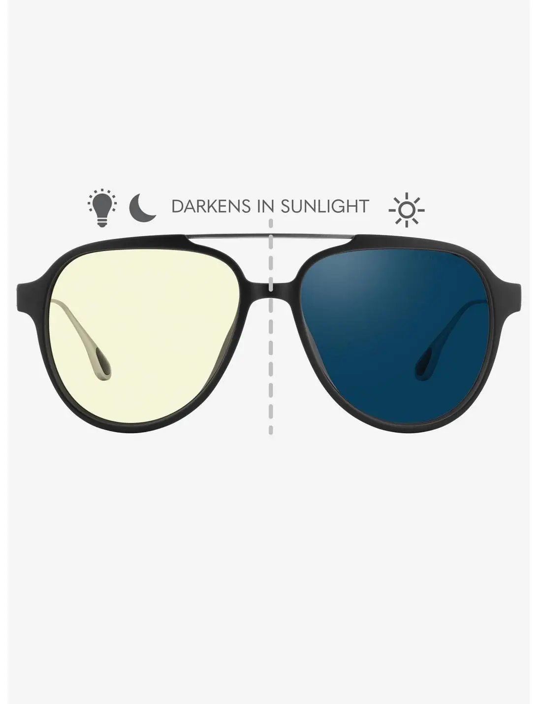 GUNNAR x Call of Duty Ghost Edition Amber Sun-Shift Tint Blue Light Glasses