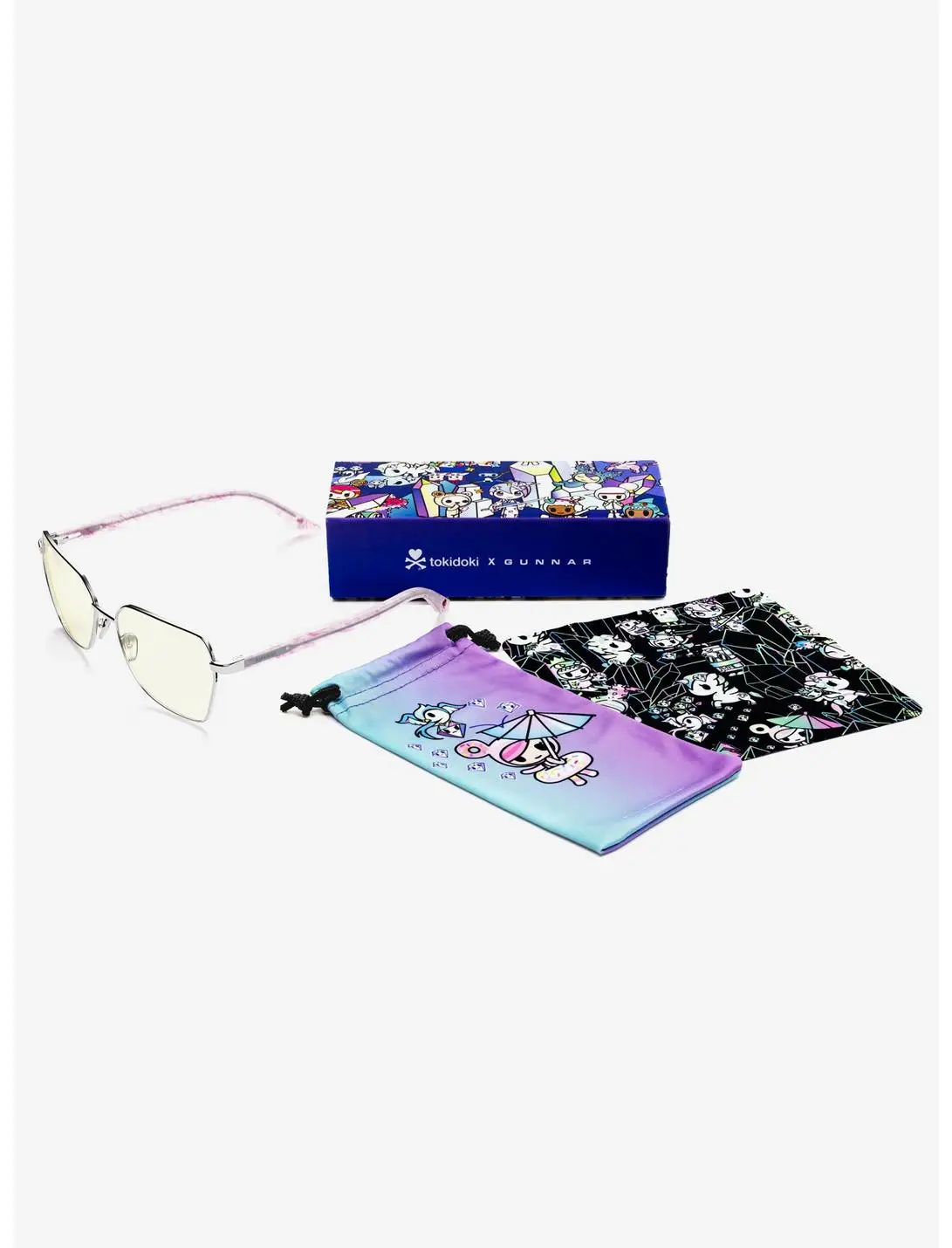 GUNNAR x tokidoki Crystal Kingdom Clear Tint Blue Light Glasses