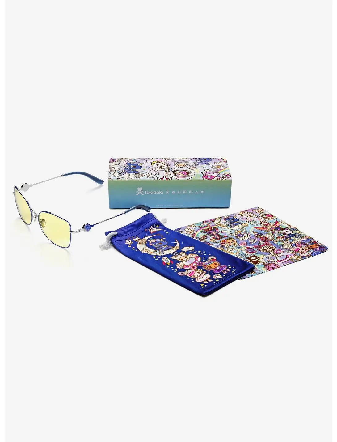 GUNNAR x tokidoki Digital Princess Amber Tint Blue Light Glasses