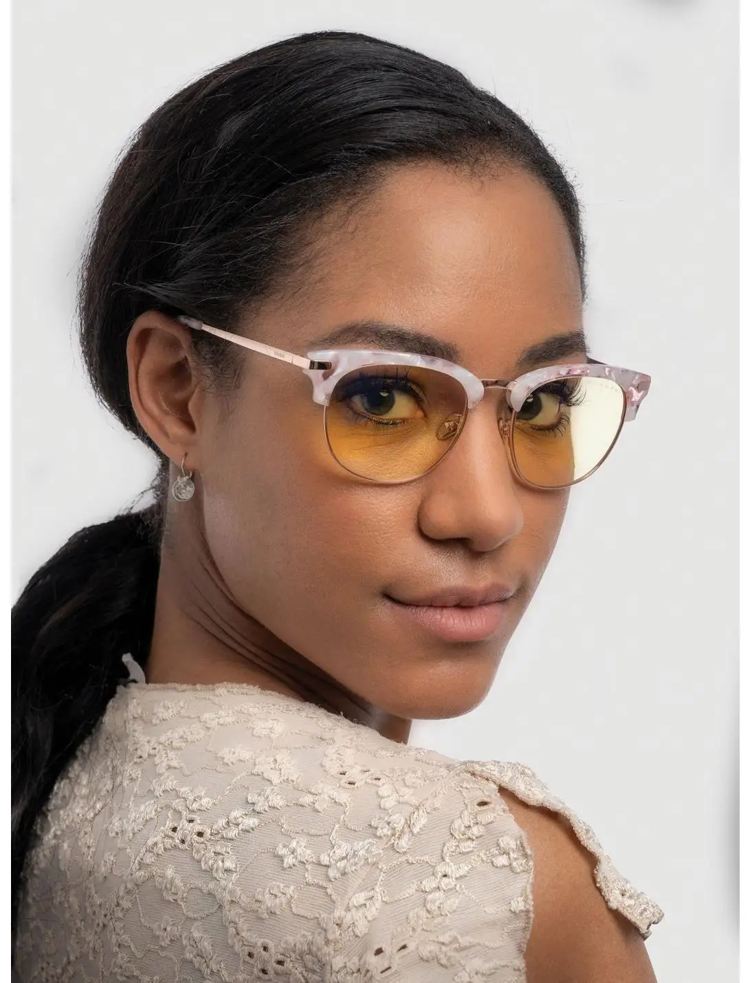 GUNNAR x tokidoki Donutella Amber Tint Blue Light Glasses