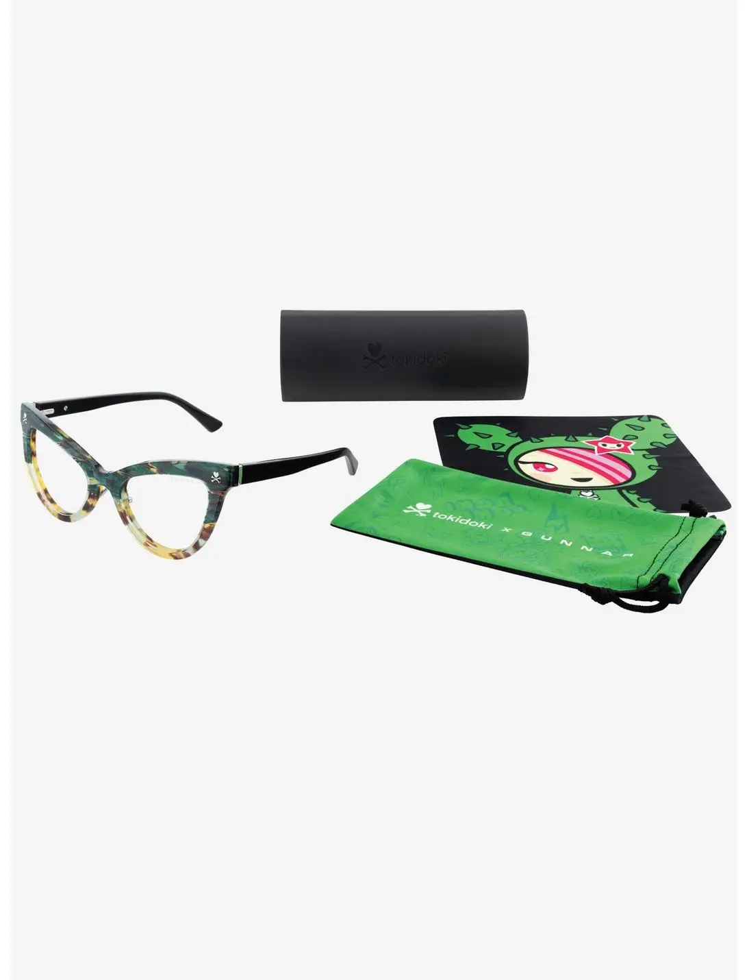 GUNNAR x tokidoki SANDy Clear Tint Blue Light Glasses