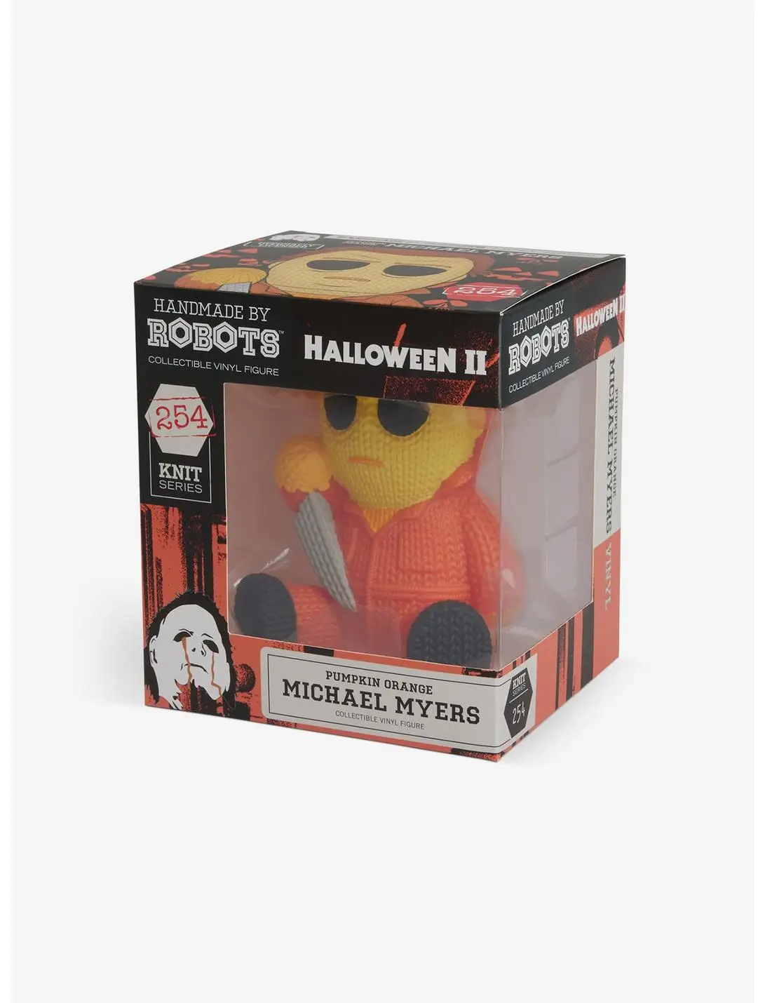 Halloween II Michael Myers 254 Pumpkin Orange Handmade by Robots Vinyl Figure