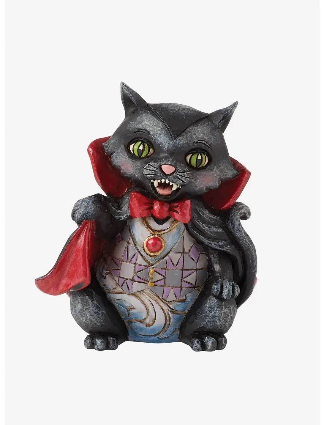 Halloween Vampire Cat Mini Figurine