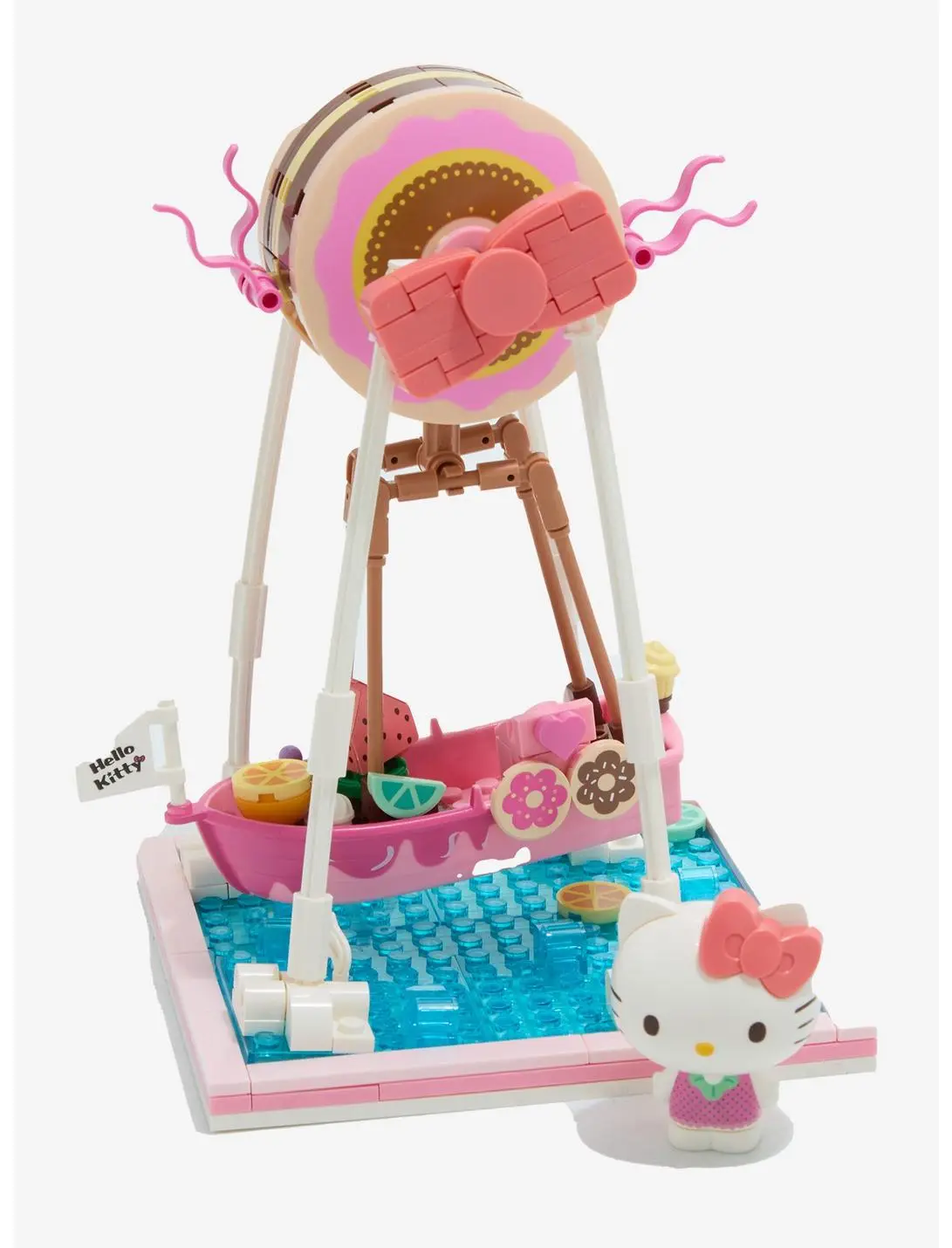 Hamee Sanrio Hello Kitty and Friends Summer Wunderland Hello Kitty Donut Ship Build Set