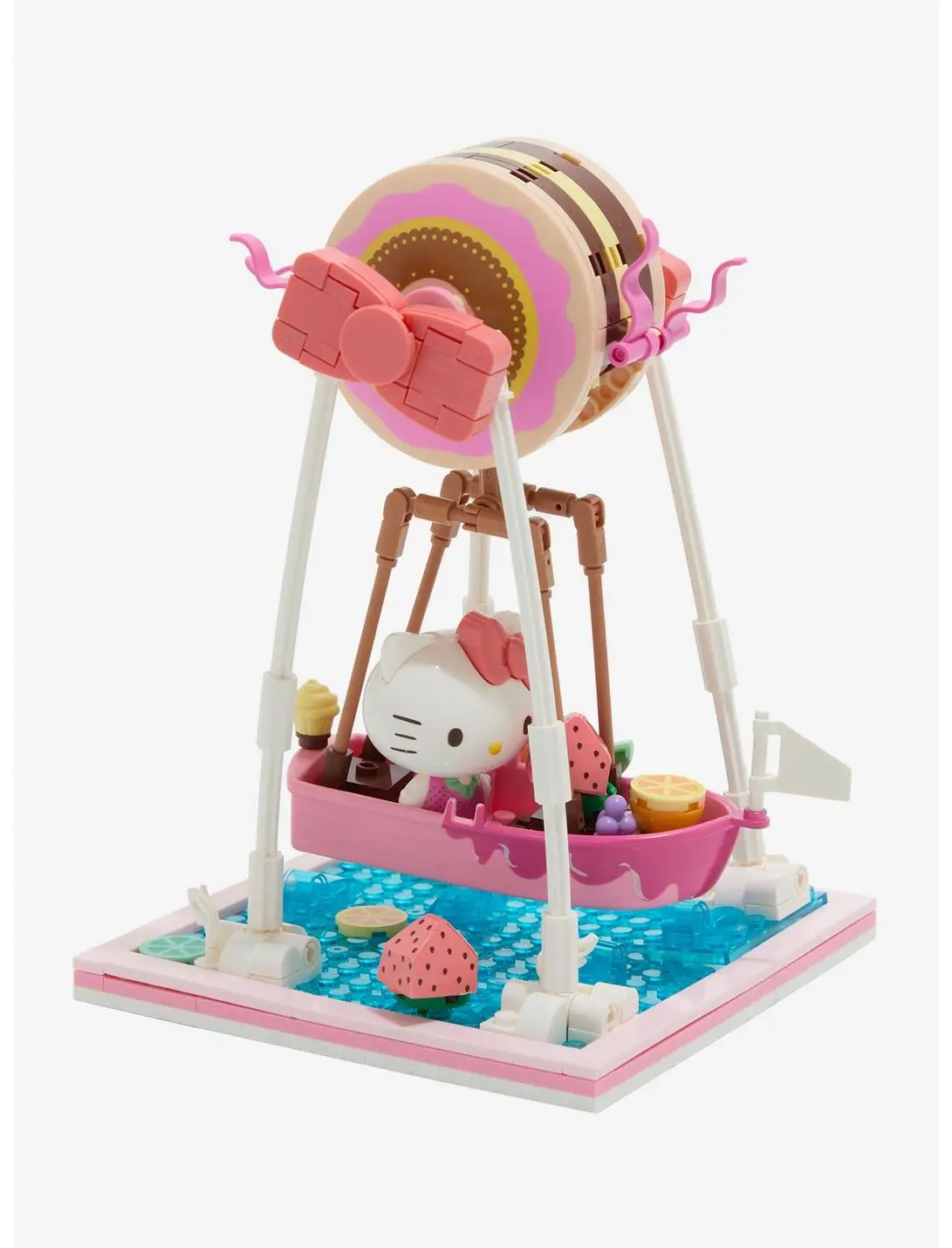 Hamee Sanrio Hello Kitty and Friends Summer Wunderland Hello Kitty Donut Ship Build Set