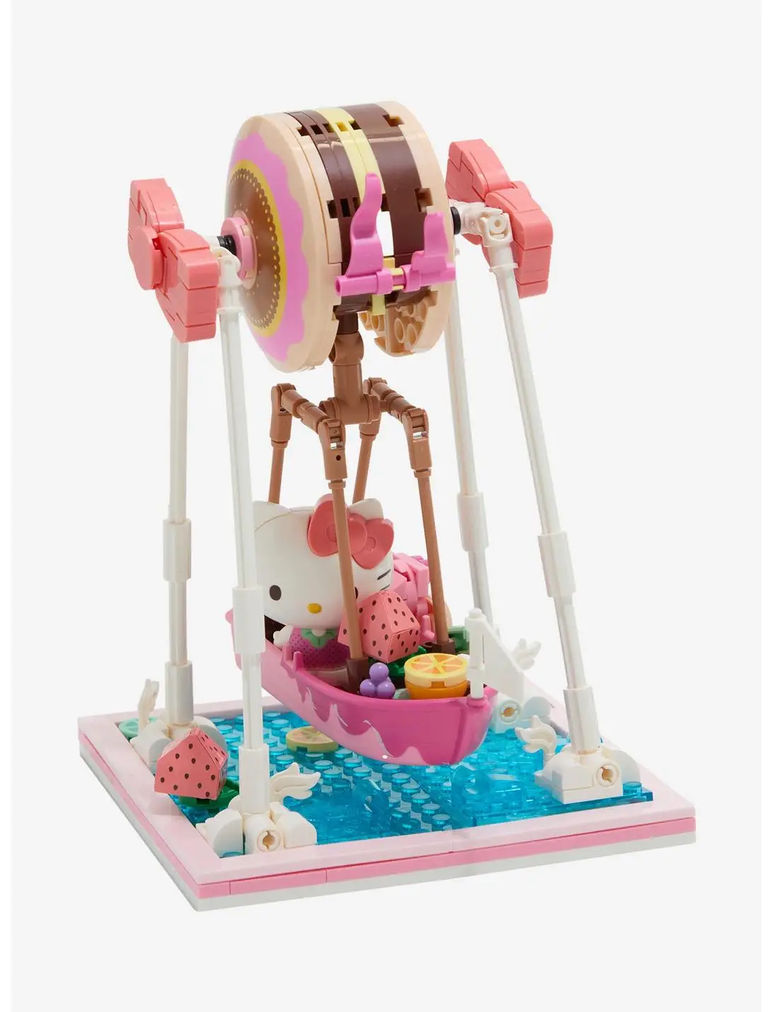 Hamee Sanrio Hello Kitty and Friends Summer Wunderland Hello Kitty Donut Ship Build Set