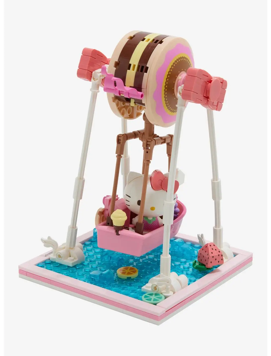 Hamee Sanrio Hello Kitty and Friends Summer Wunderland Hello Kitty Donut Ship Build Set