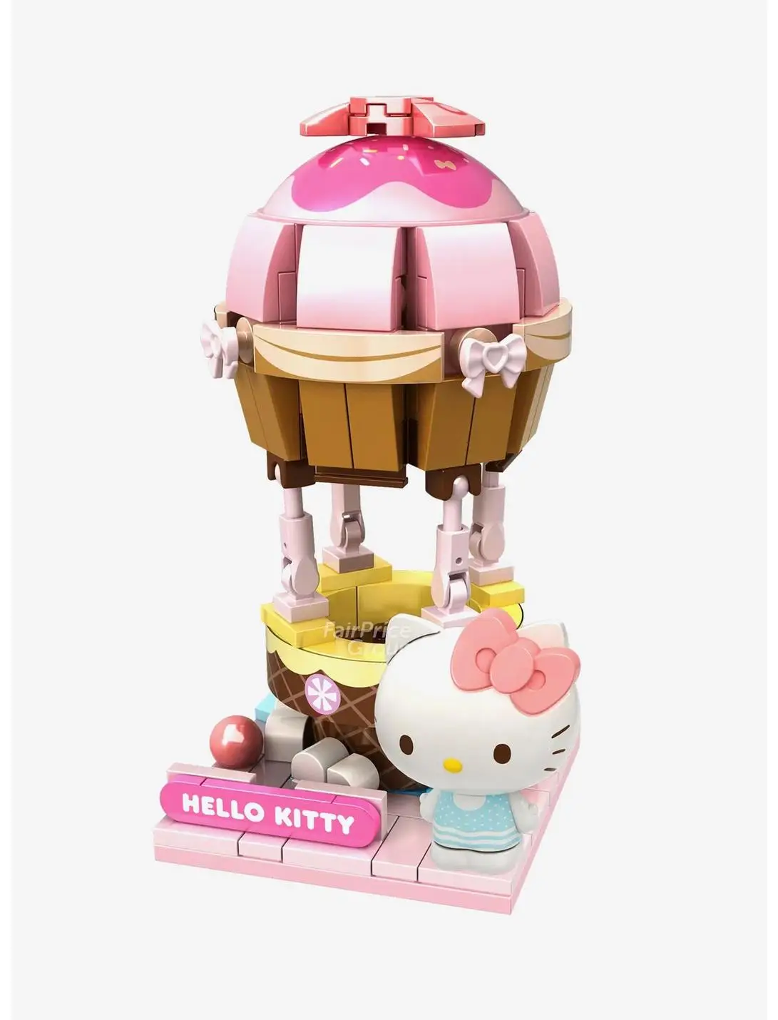 Hamee Sanrio Hello Kitty and Friends Summer Wunderland Mini Hello Kitty Hot Air Balloon Build Set