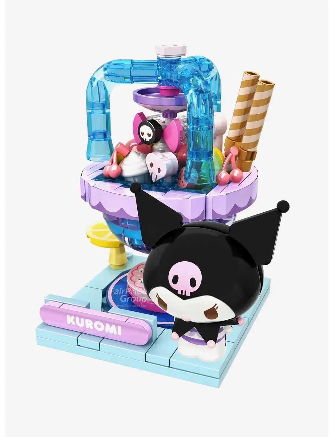 Hamee Sanrio Hello Kitty and Friends Summer Wunderland Mini Kuromi Parfait Fountain Build Set
