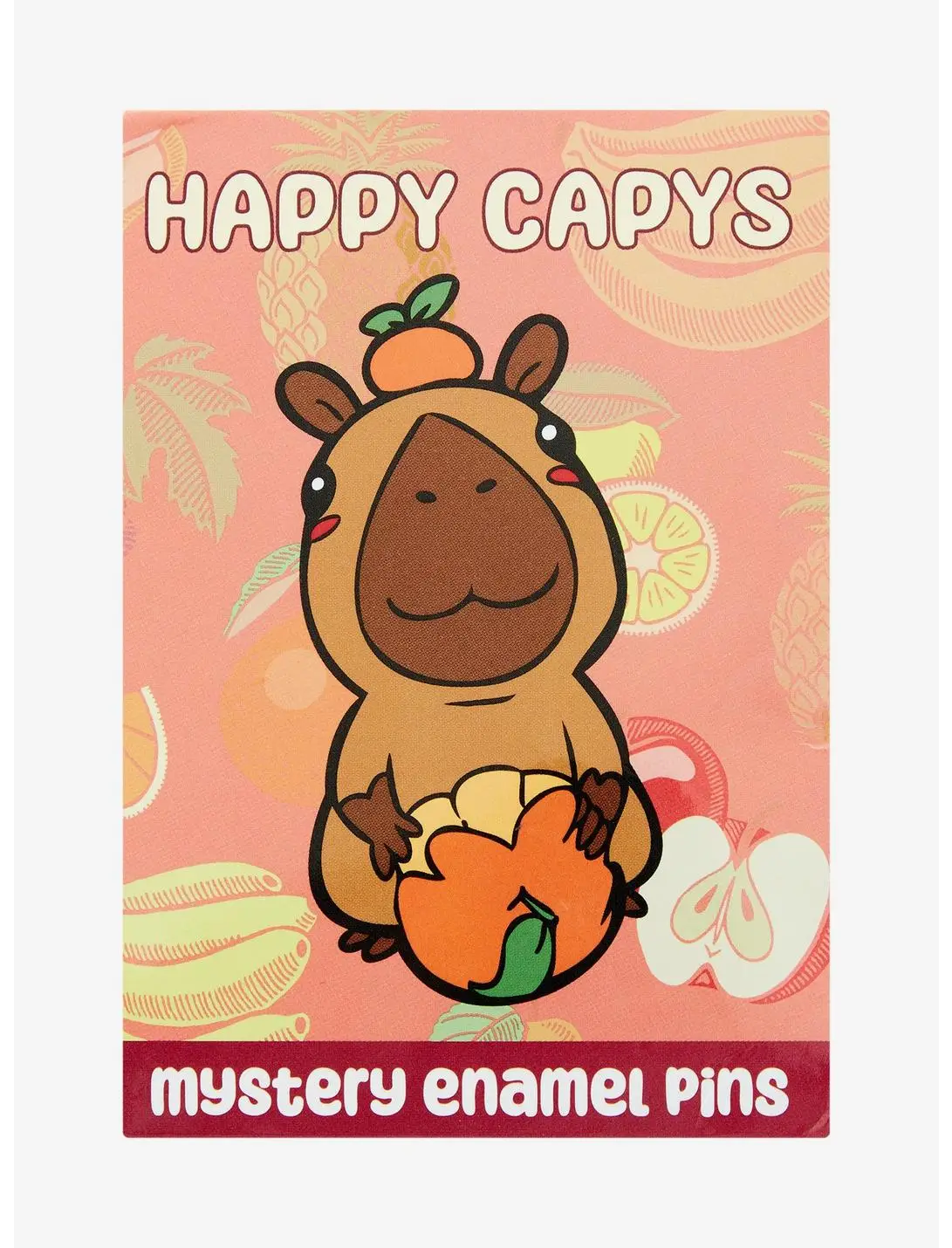 Happy Capys Capybara Blind Bag Enamel Pin - BoxLunch Exclusive