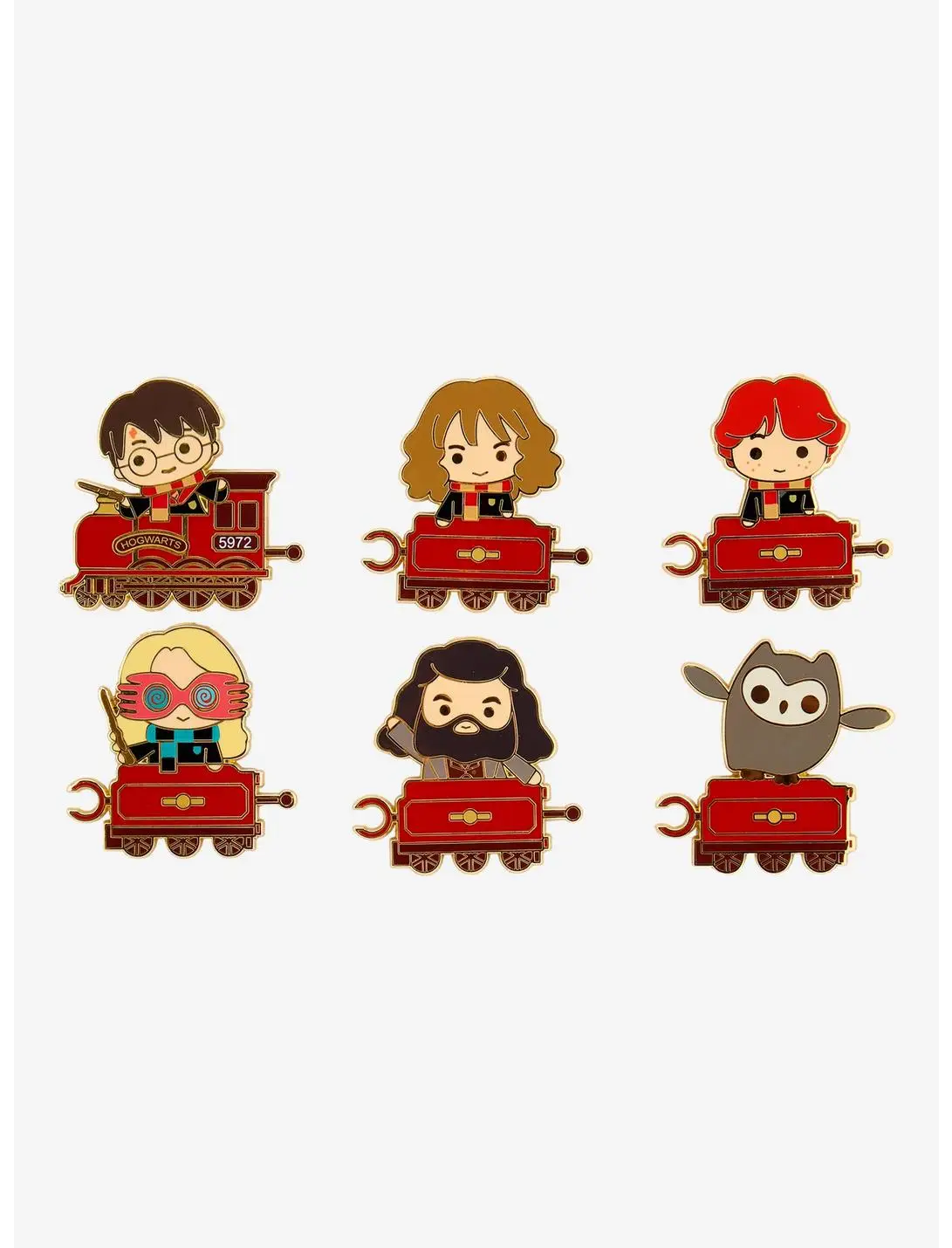 Harry Potter Character Train Puzzle Blind Box Enamel Pin - BoxLunch Exclusive