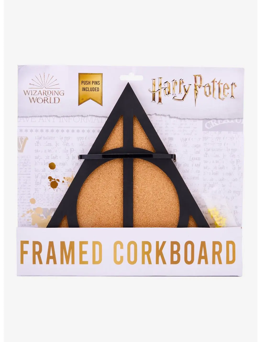Harry Potter Deathly Hallows Figural Corkboard - BoxLunch Exclusive