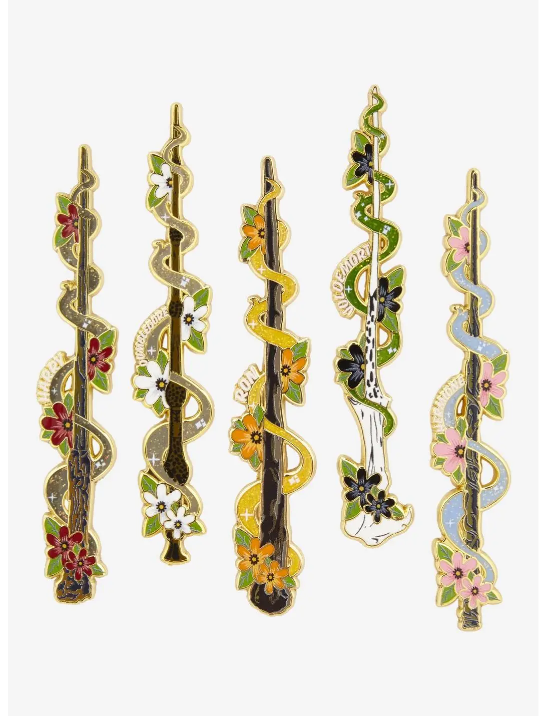 Harry Potter Floral Wands Blind Box Enamel Pin - BoxLunch Exclusive