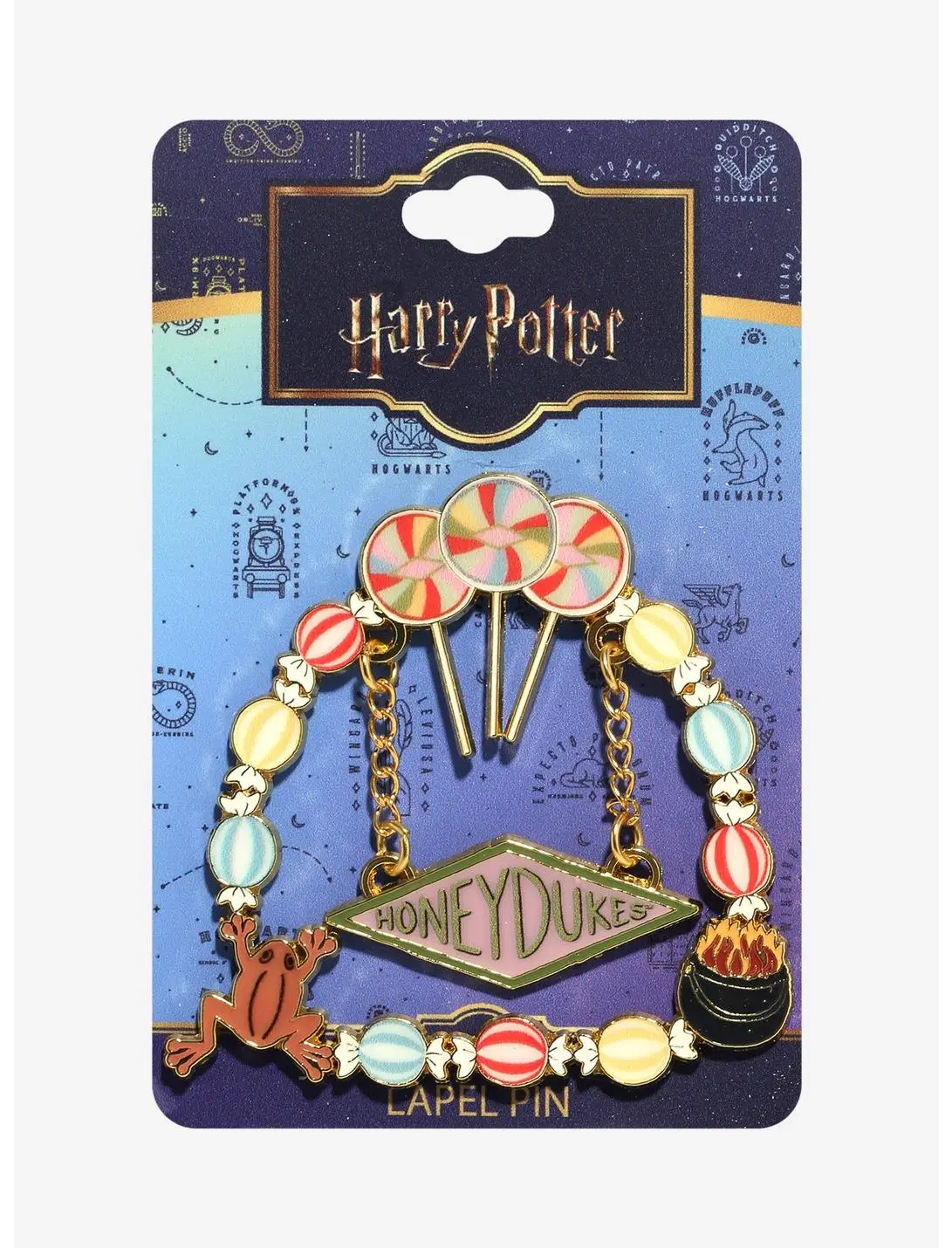 Harry Potter Honeydukes Sign Swinging Enamel Pin — BoxLunch Exclusive