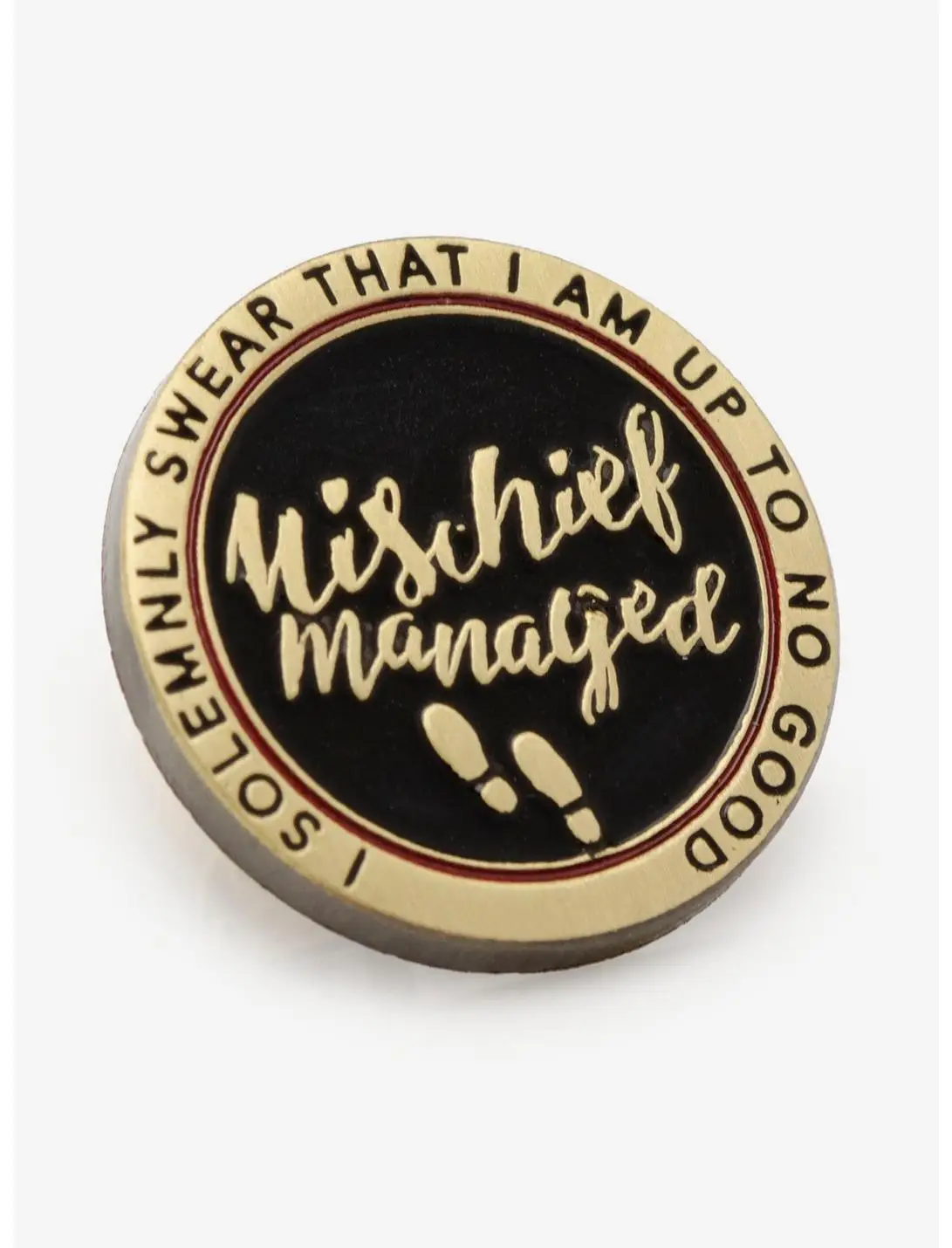 Harry Potter Mischief Managed Gold Lapel Pin