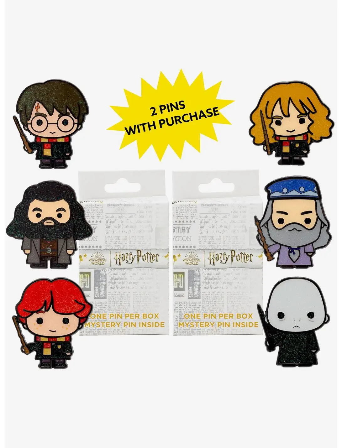 Harry Potter Mystery Enamel Pin Blind Box Series 2 Pack