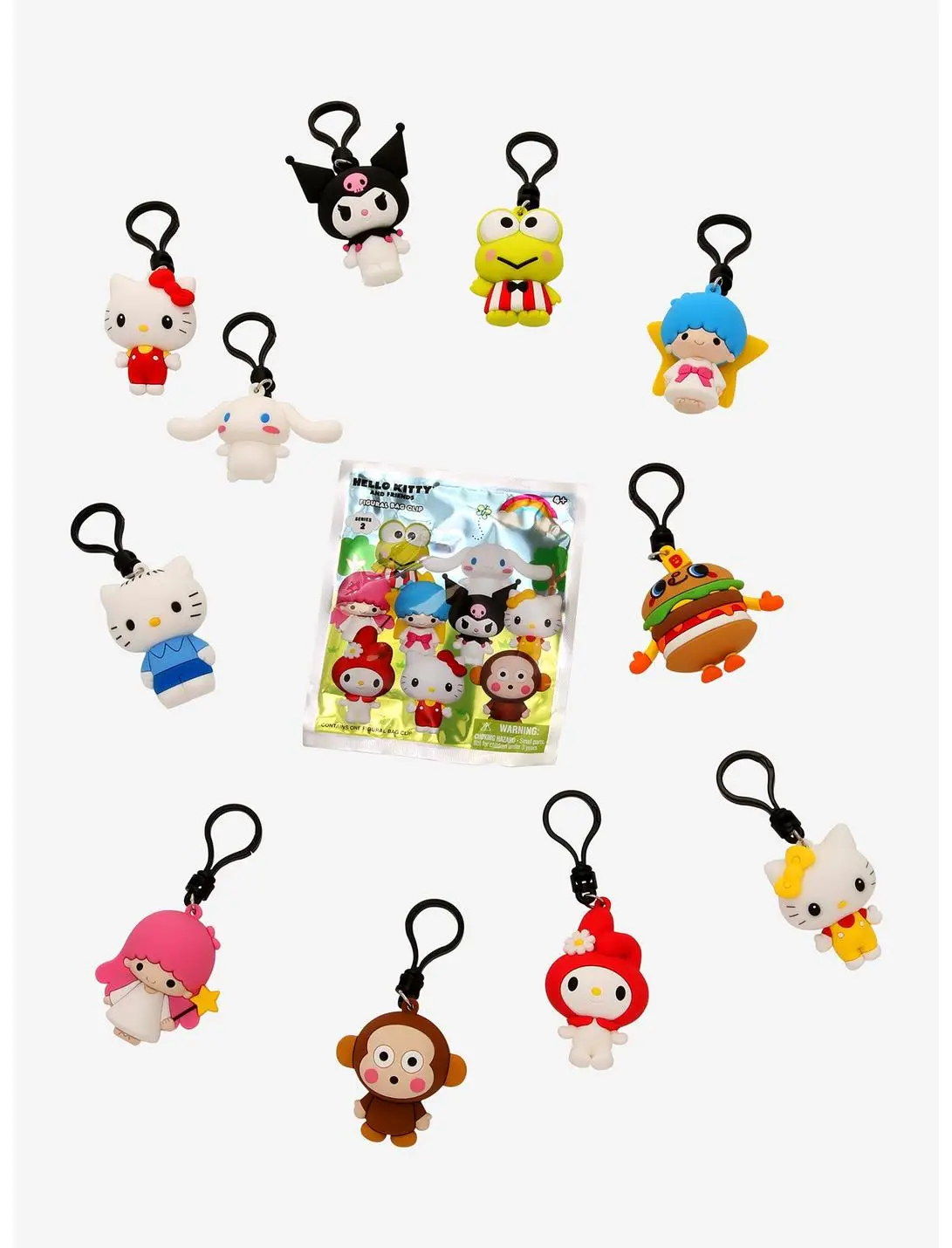 Hello Kitty and Friends Series 2 Blind Bag Figural Bag Clip