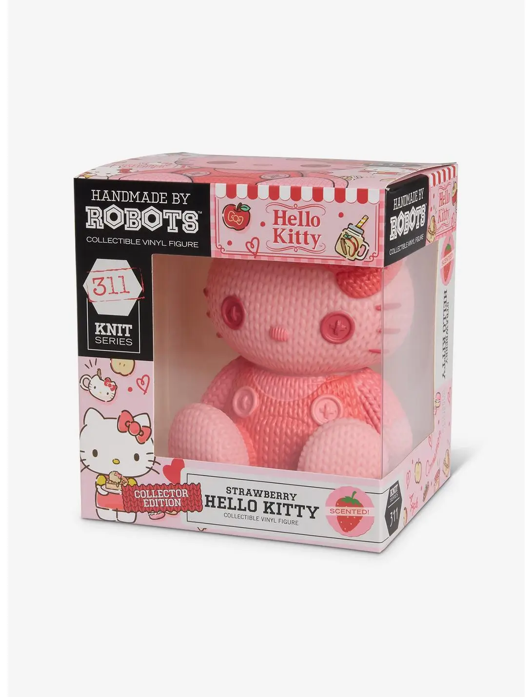 Hello Kitty (Strawberry Scented) Handmade By Robots Vinyl Figure