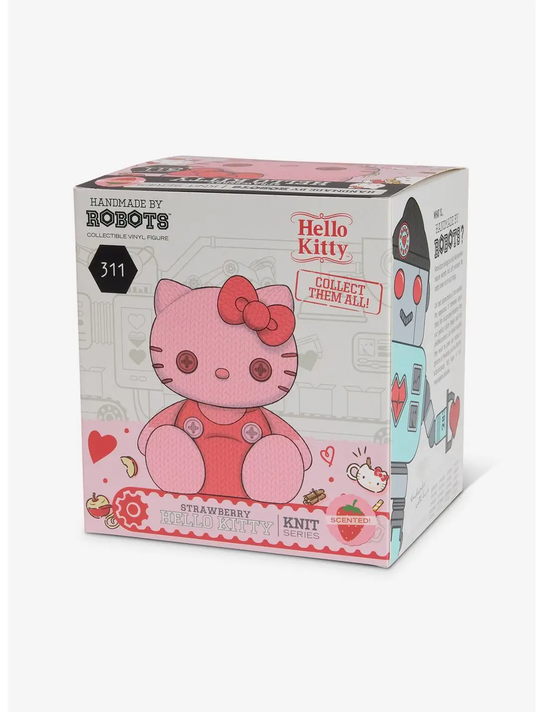Hello Kitty (Strawberry Scented) Handmade By Robots Vinyl Figure
