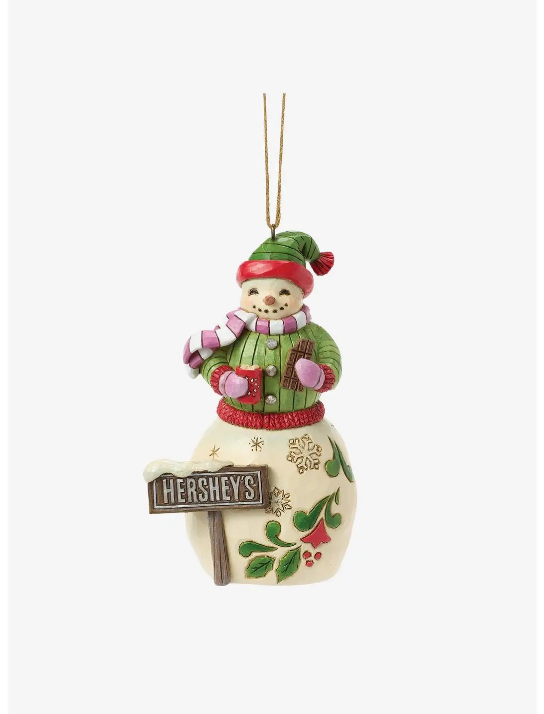 Hershey's Snowman With Hot Cocoa Ornament