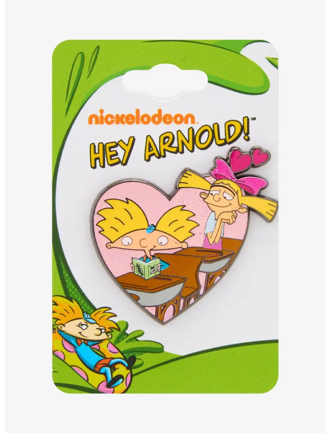 Hey Arnold! Helga & Arnold Enamel Pin — BoxLunch Exclusive
