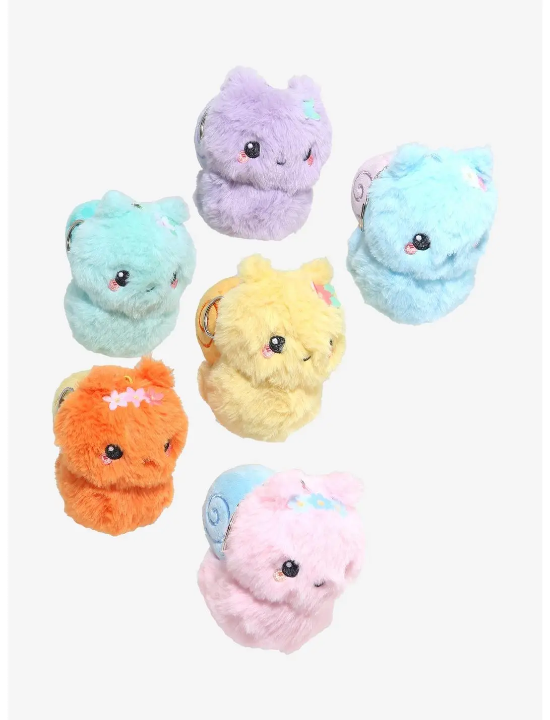 Honeymaru Flowr Snails Plush Blind Box Keychain