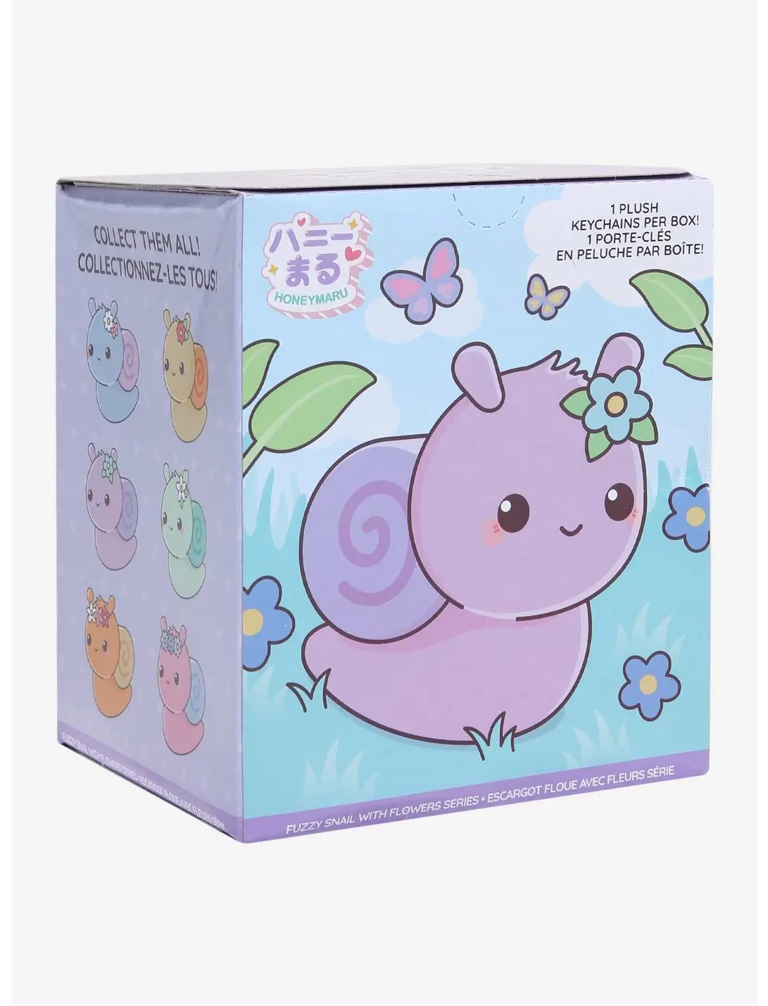 Honeymaru Flowr Snails Plush Blind Box Keychain