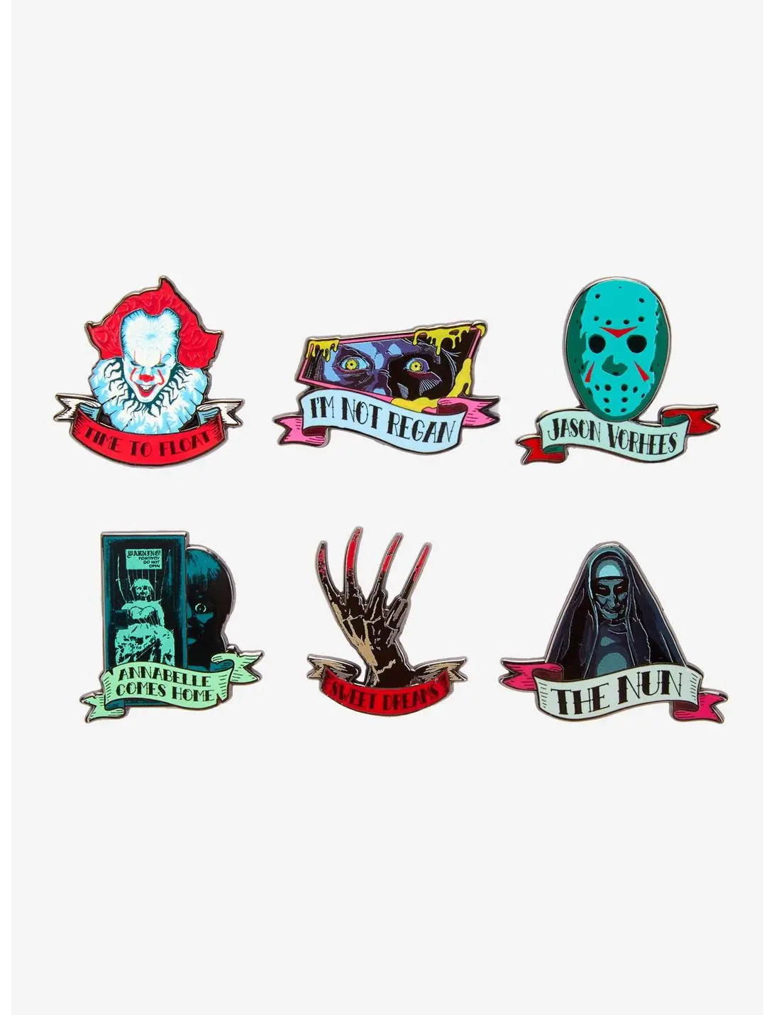 Horror Icons Tattoo Blind Box Enamel Pin — BoxLunch Exclusive