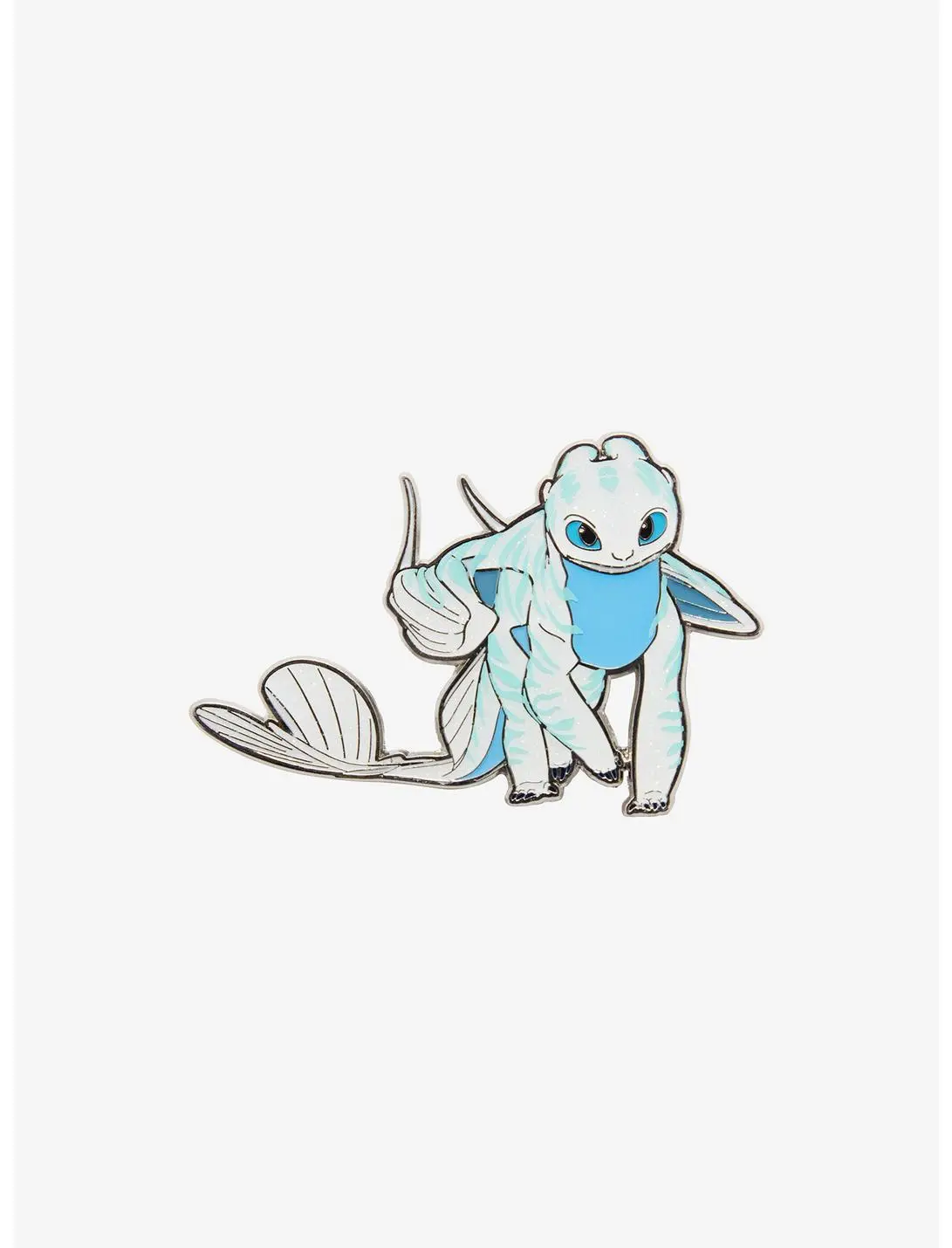 How to Train Your Dragon Light Fury Glitter Enamel Pin - BoxLunch Exclusive