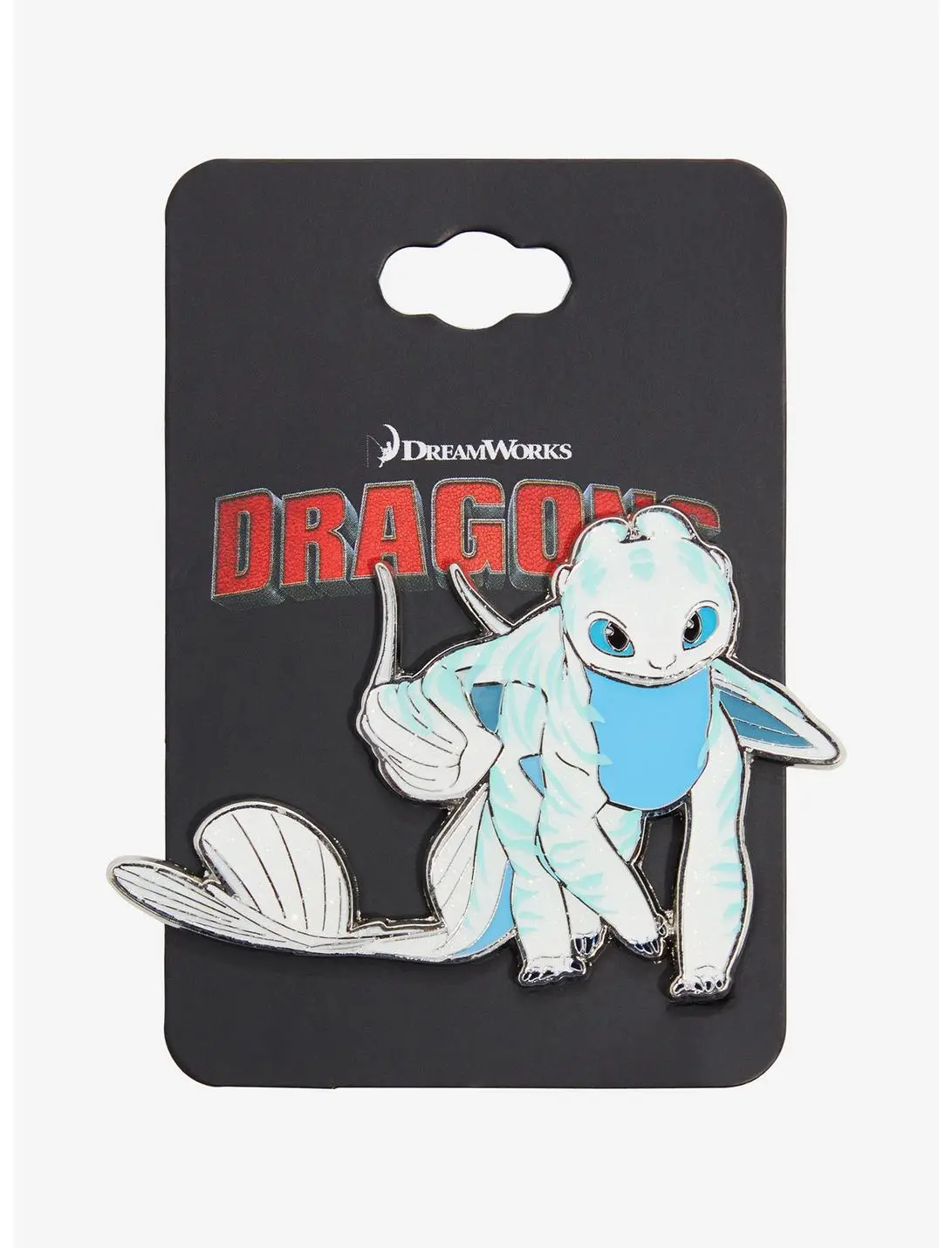 How to Train Your Dragon Light Fury Glitter Enamel Pin - BoxLunch Exclusive