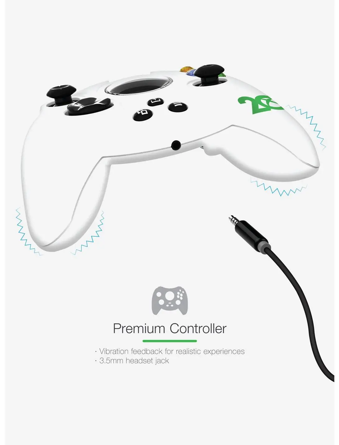 Hyperkin Xbox Duke Limited Edition White Controller