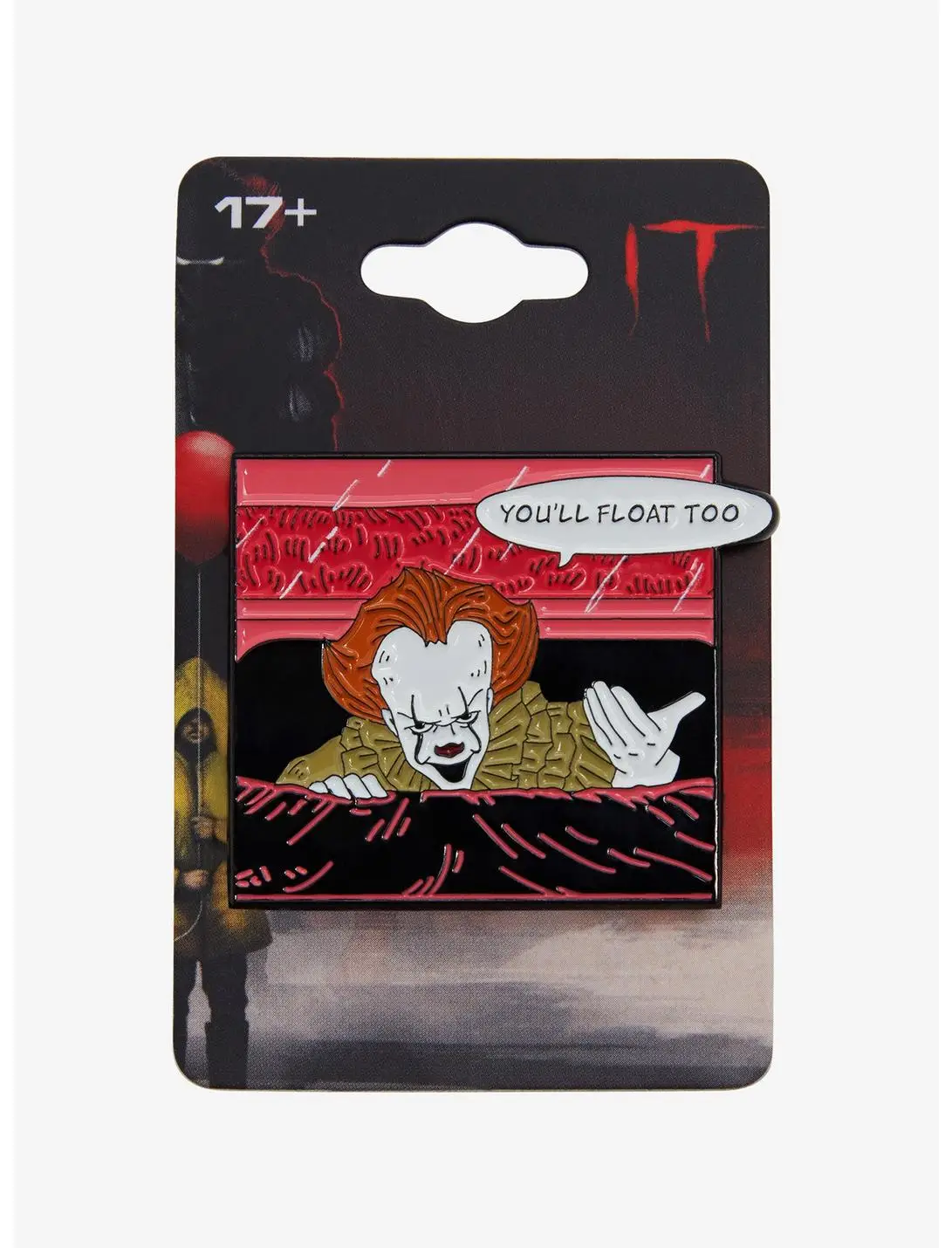 It Pennywise Sewer Panel Enamel Pin - BoxLunch Exclusive