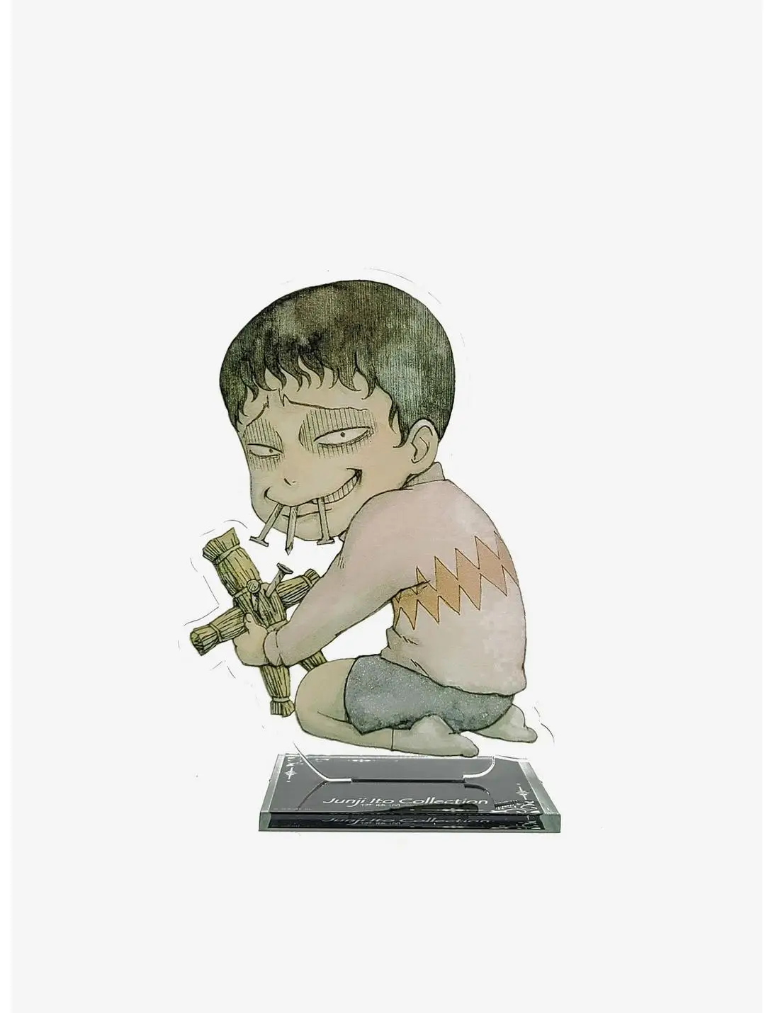 Junji Ito Souichi Tumbler with Straw, Acrylic Figure & Keychain Set