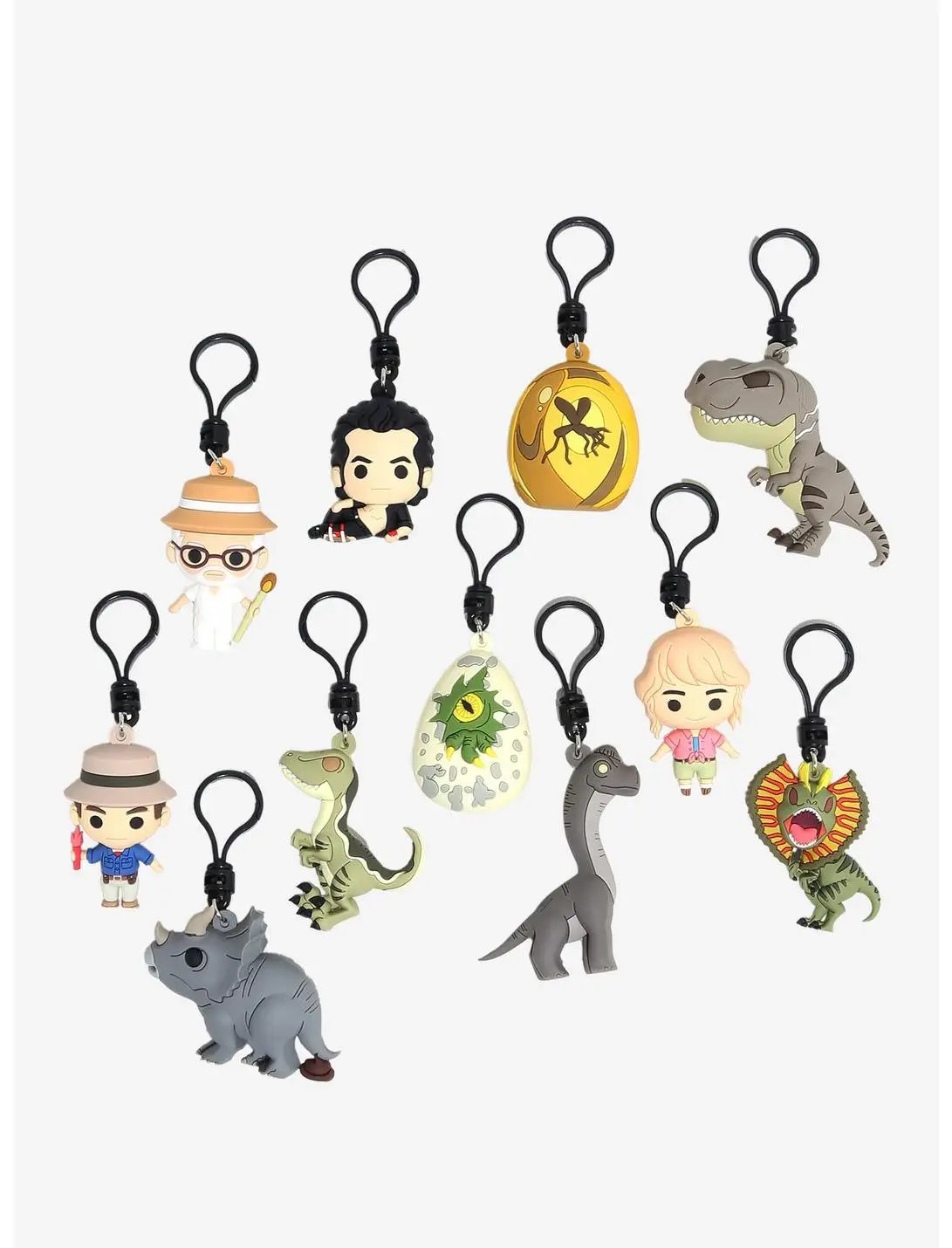 Jurassic Park Characters Blind Bag Figural Bag Clip