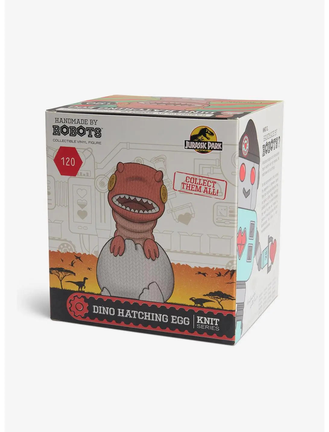 Jurassic Park Dino Hatching Egg Handmade By Robots Vinyl Figure