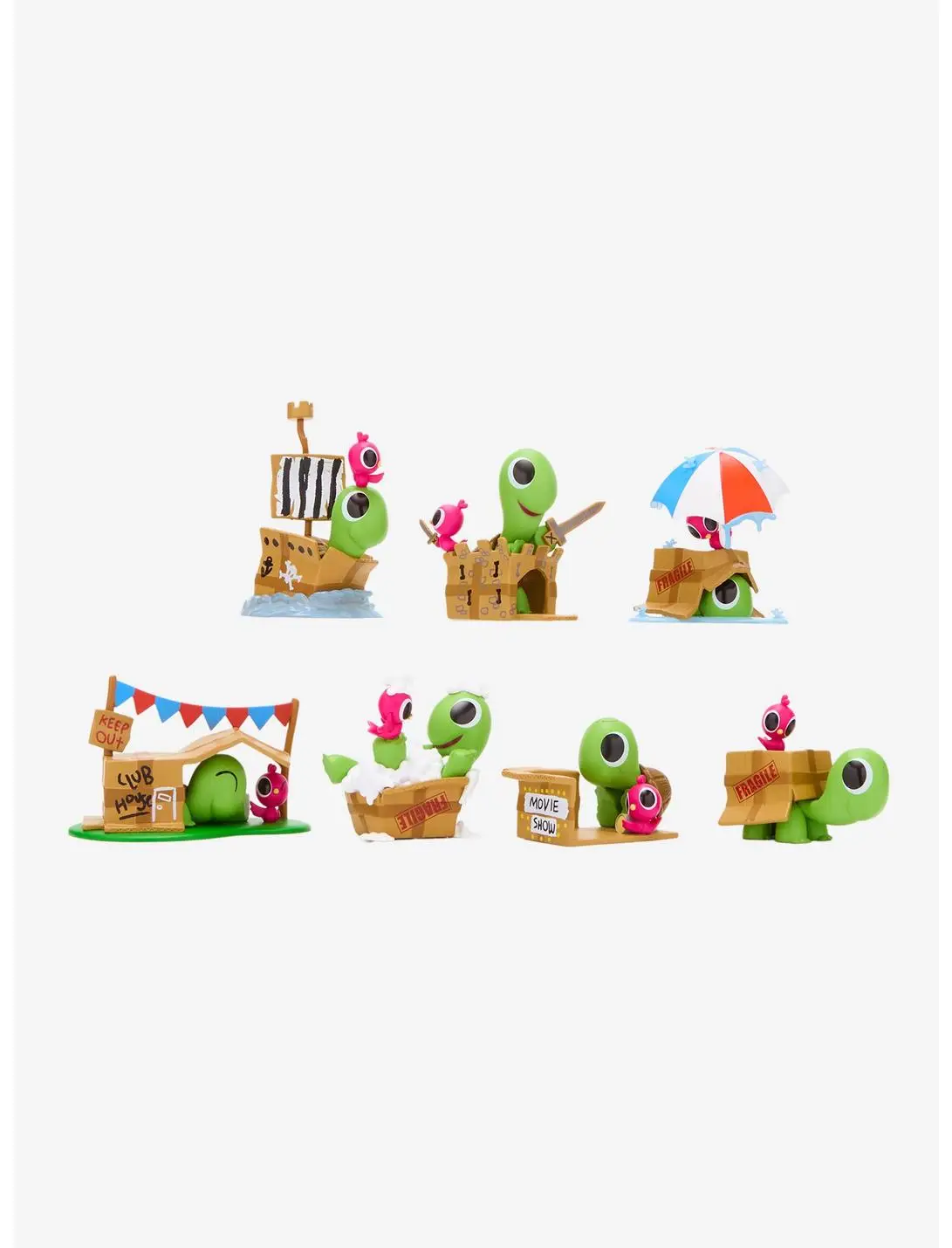 Kaleidos Creative Box Turtle & Bird Blind Box Figure