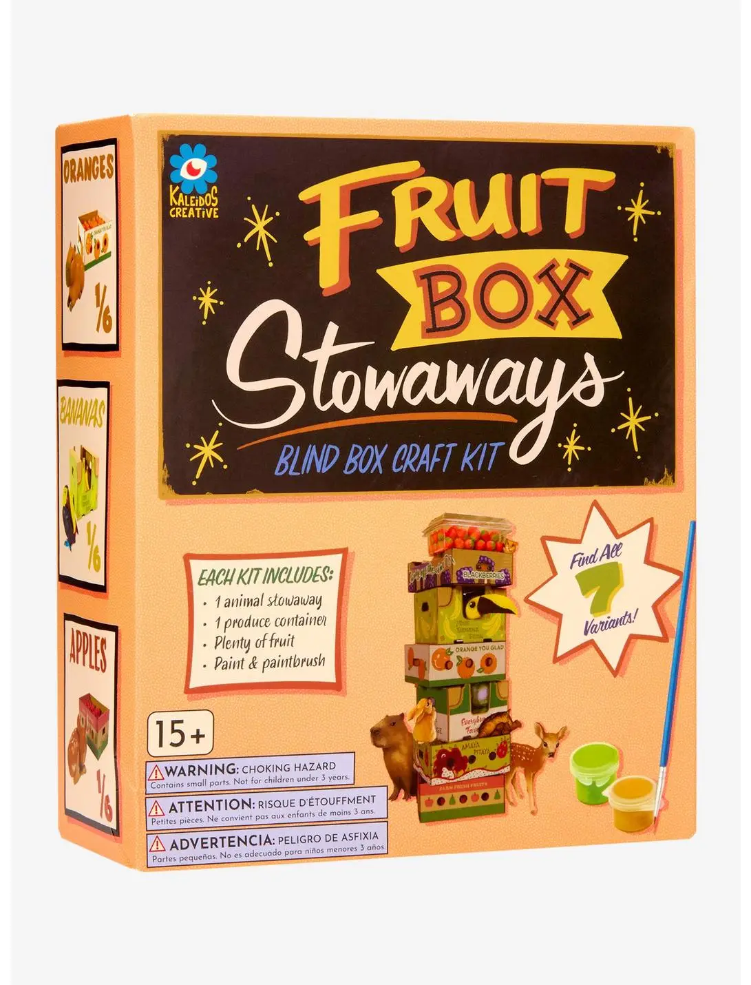 Kaleidos Creative Fruit Box Stowaways Blind Box Craft Kit