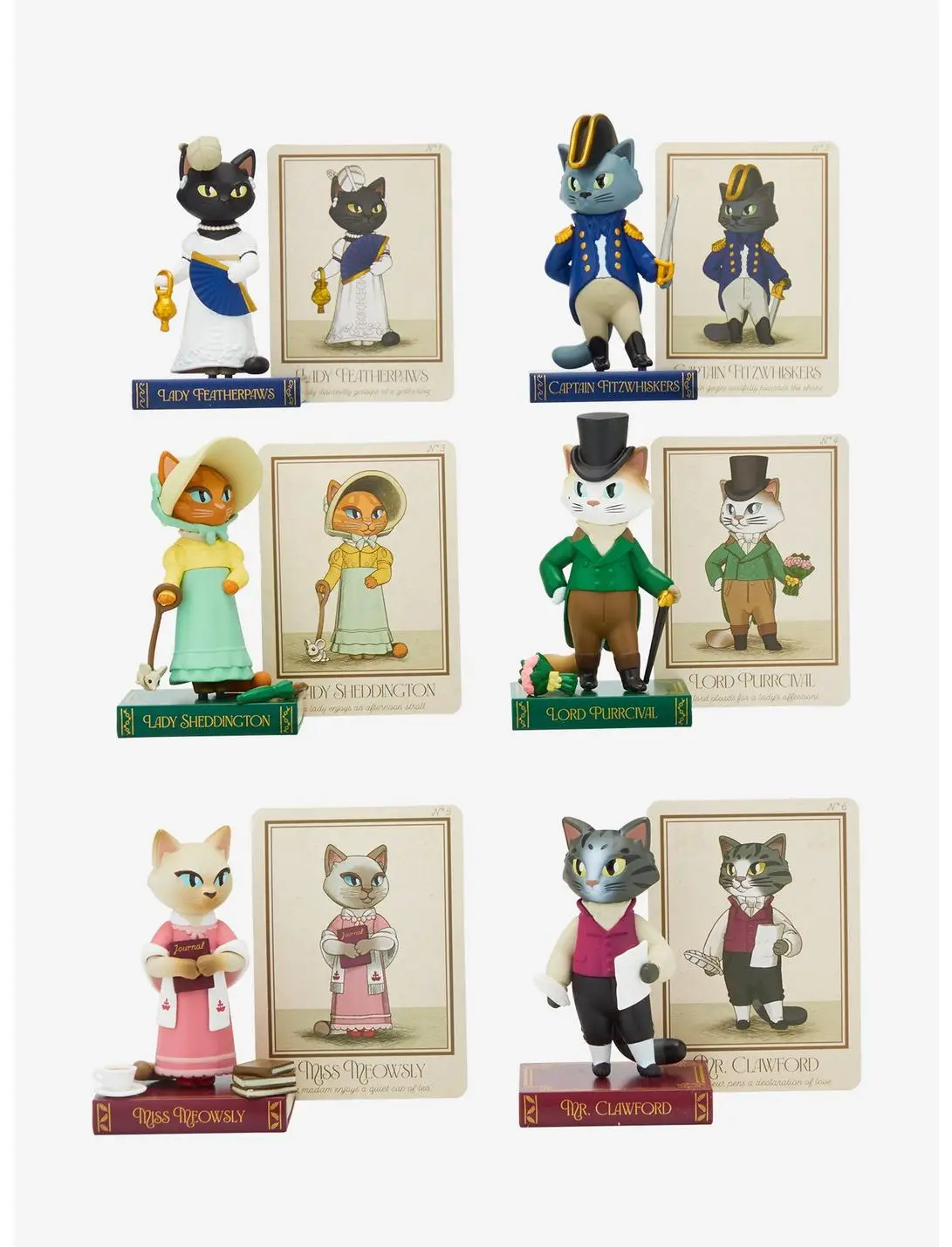 Kaleidos Creative Regency Cats Blind Box Figure