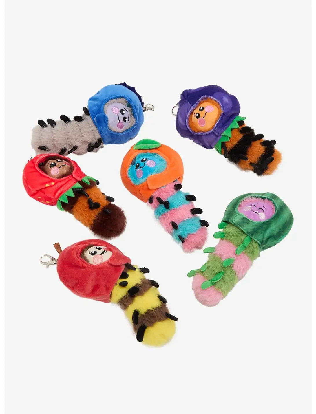 Kaleidos Creative Wooly Bear & Friends Adorable Fuzzy Plush Blind Box Keychain