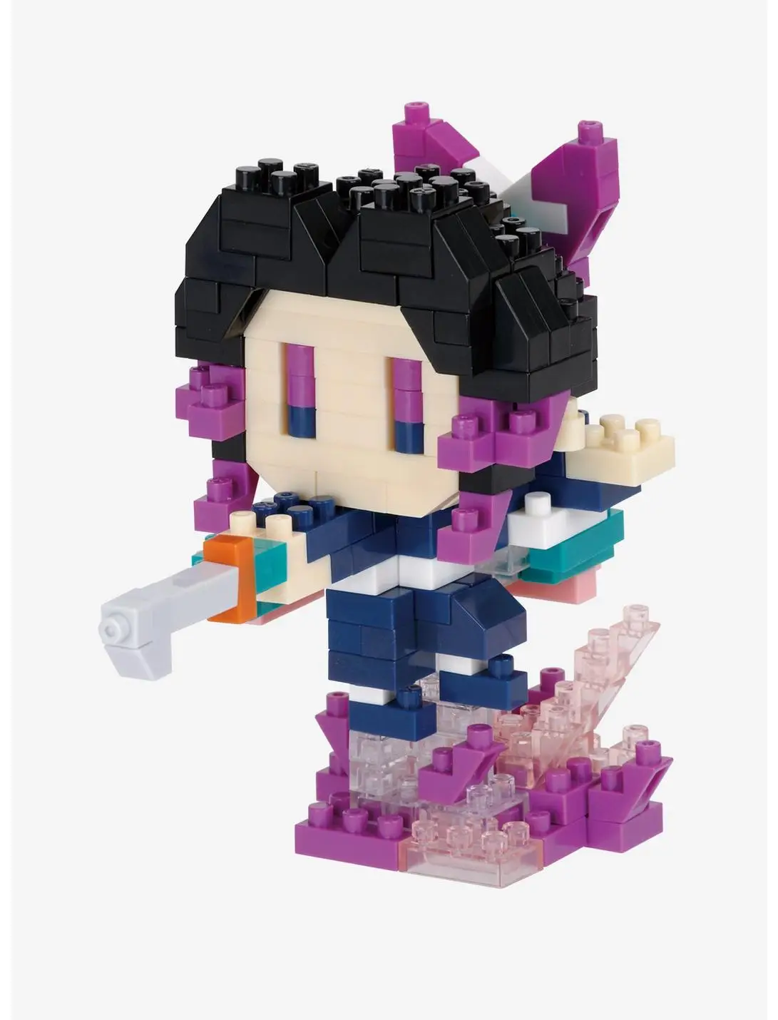 Kawada Demon Slayer: Kimetsu no Yaiba Nanoblock Character Collection Series Shinobu Kocho (Insect Breathing) Build Kit
