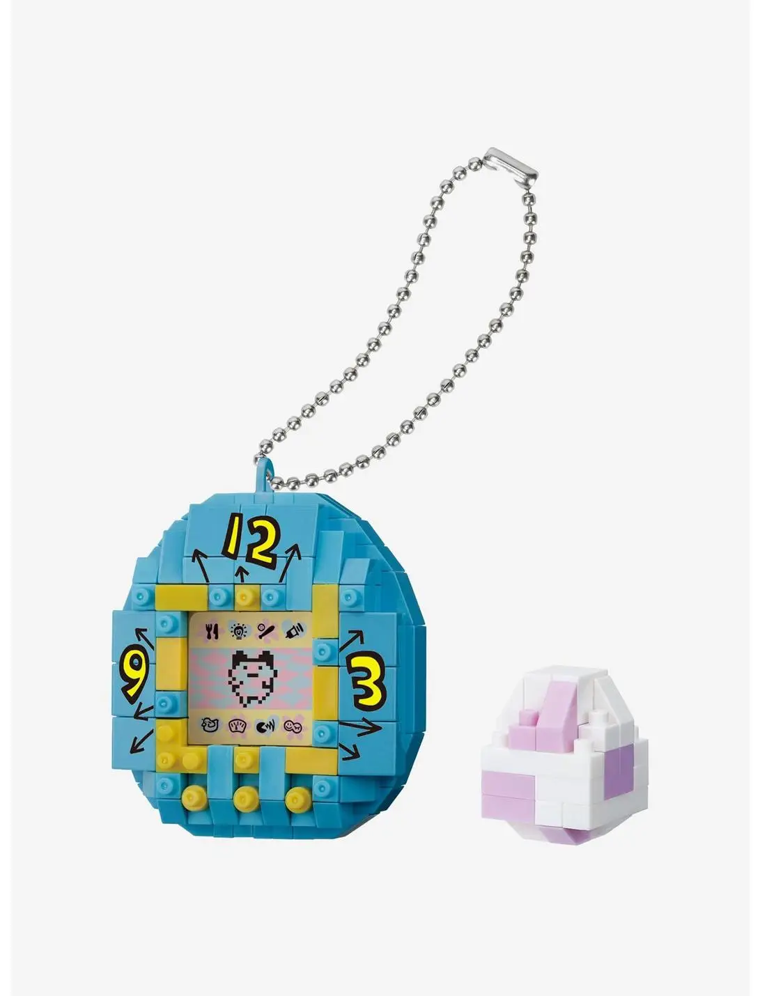 Kawada Tamagotchi Nanoblock Character Collection Series First Generation Tamagotchi (Blue Ver.)