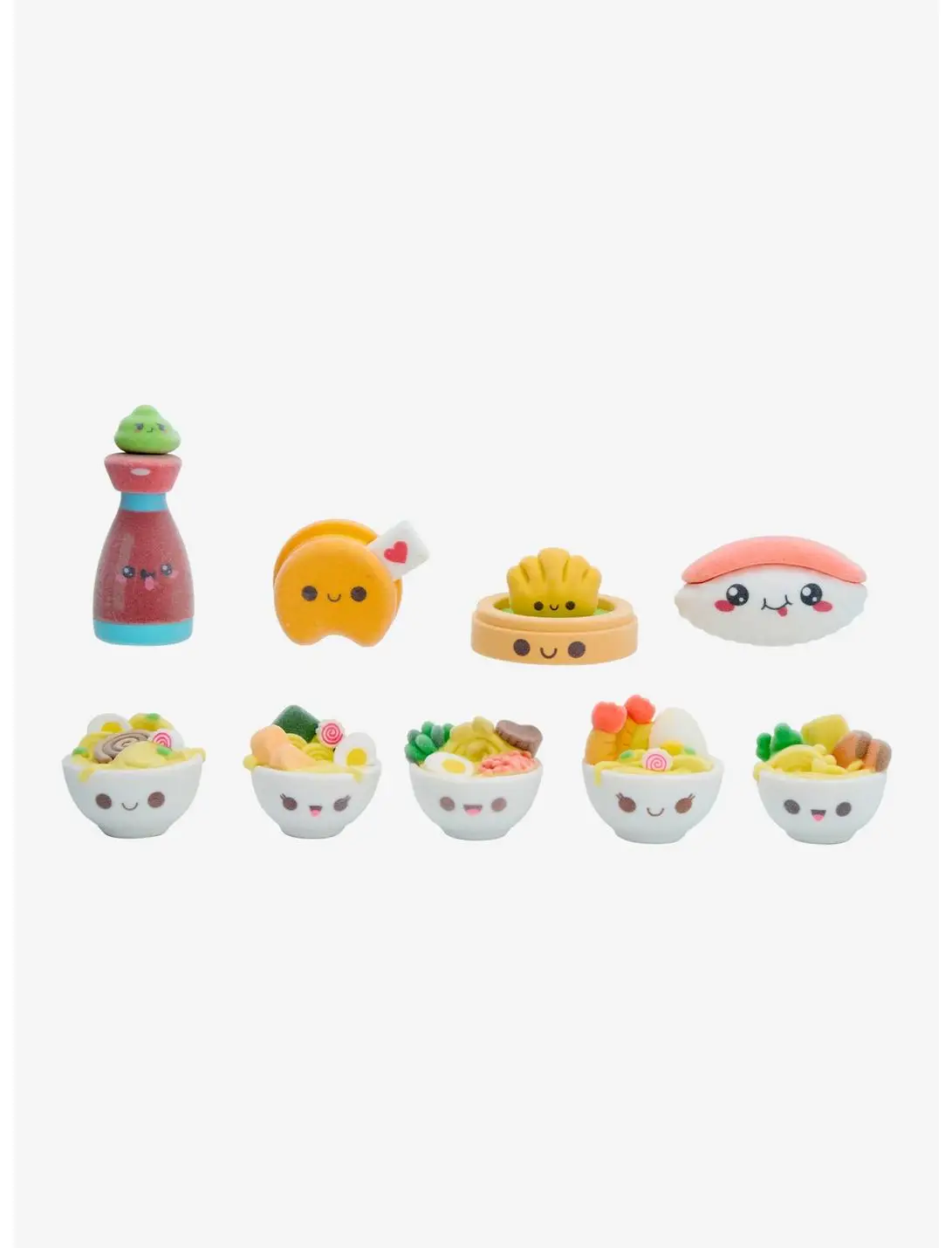 Kawaii Critterz Japanese Food Flocked Blind Bag Figure